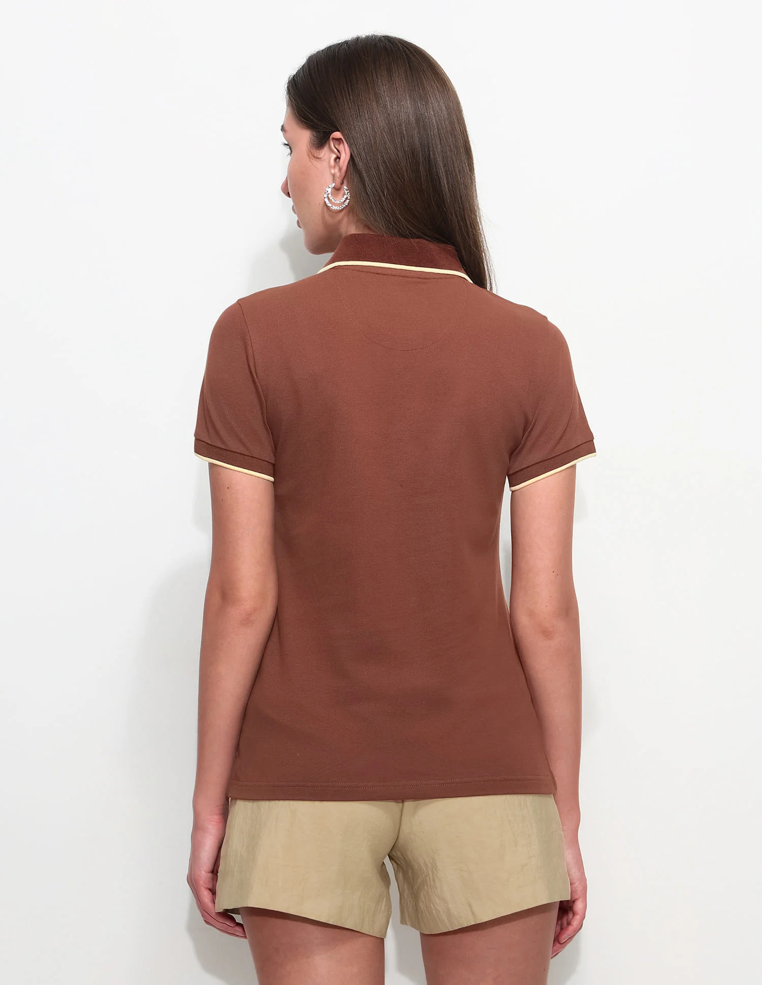 Regular Fit Solid Polo Shirt - Image 5