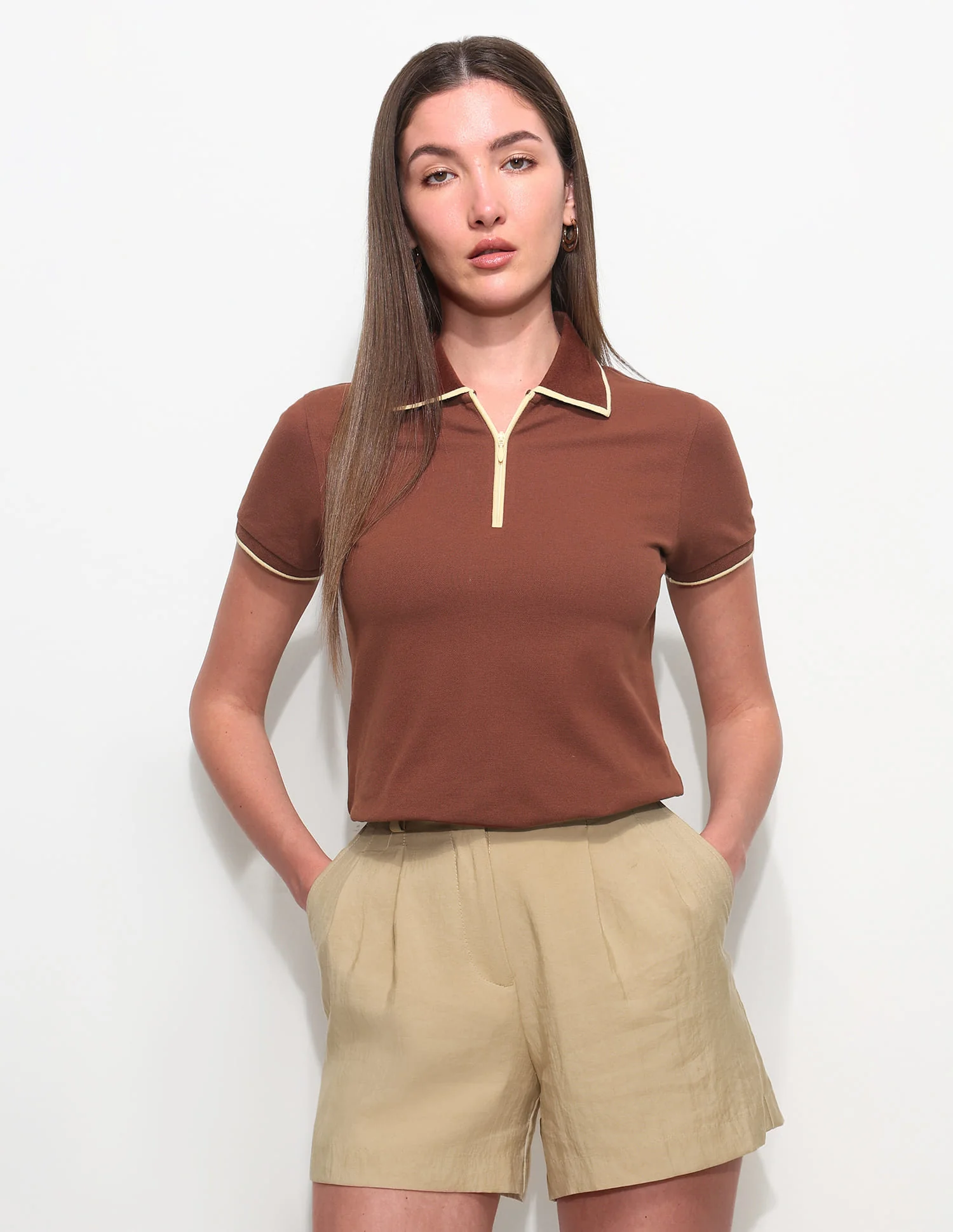 Regular Fit Solid Polo Shirt - Image 6