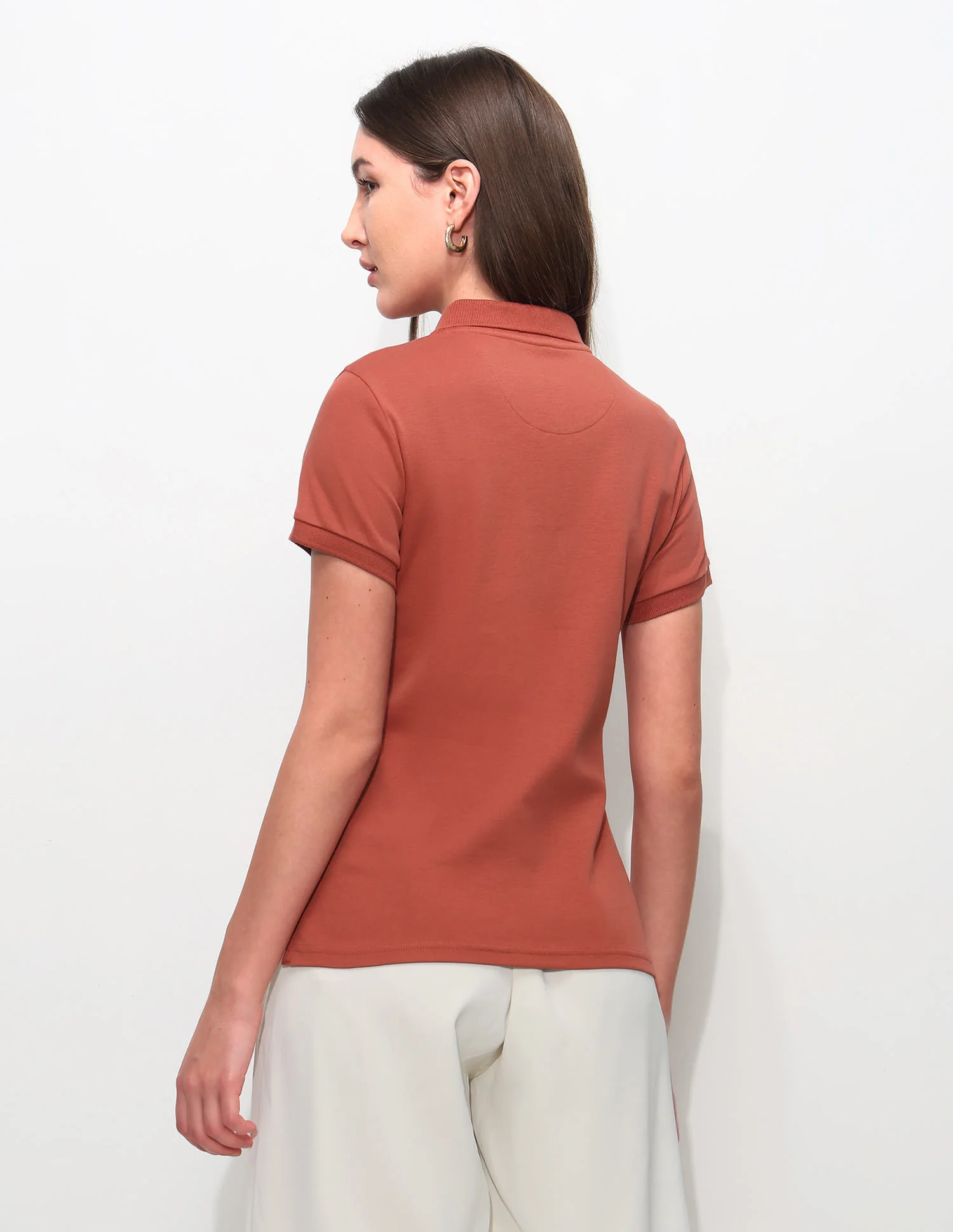 Regular Fit Solid Polo Shirt - Image 5