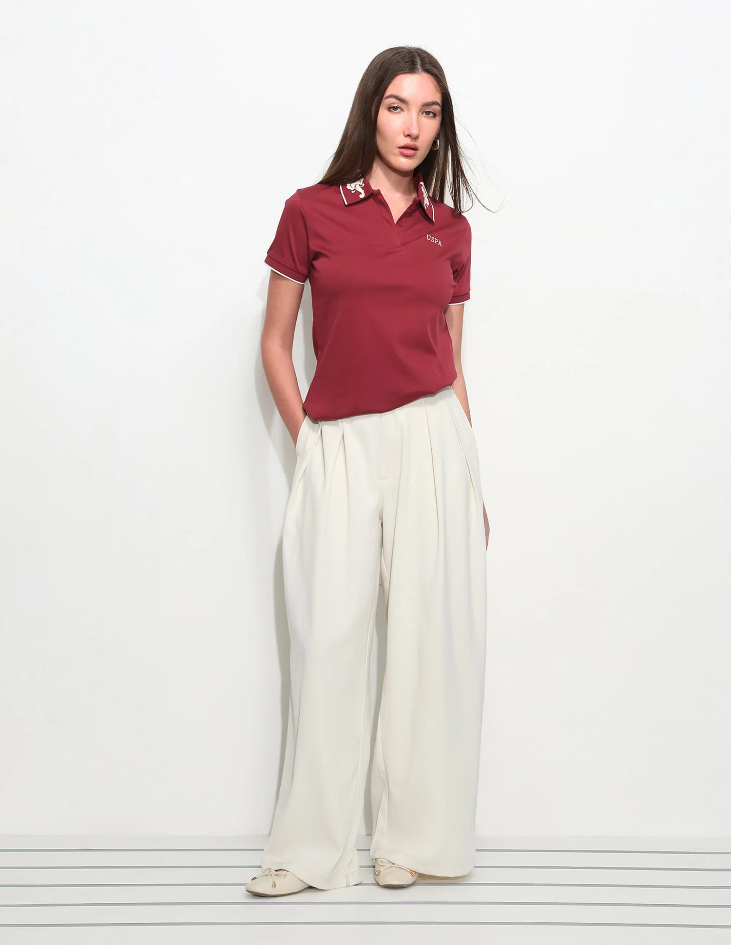 Regular Fit Solid Polo Shirt - Image 3