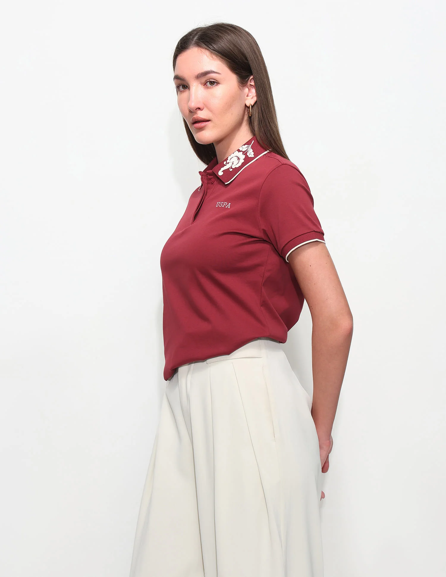 Regular Fit Solid Polo Shirt - Image 4