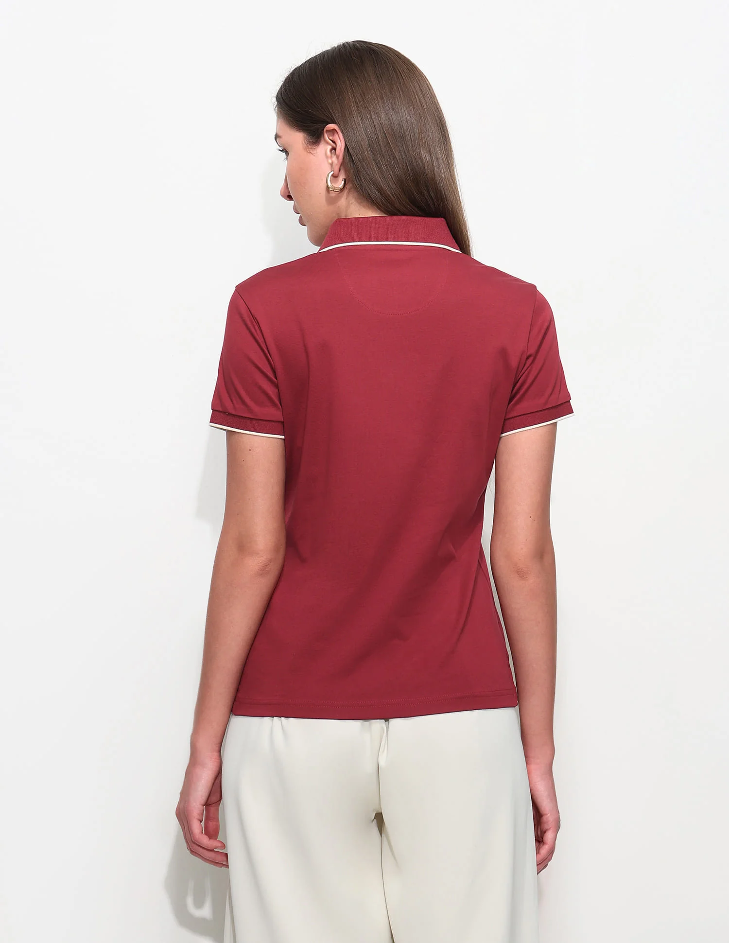 Regular Fit Solid Polo Shirt - Image 5