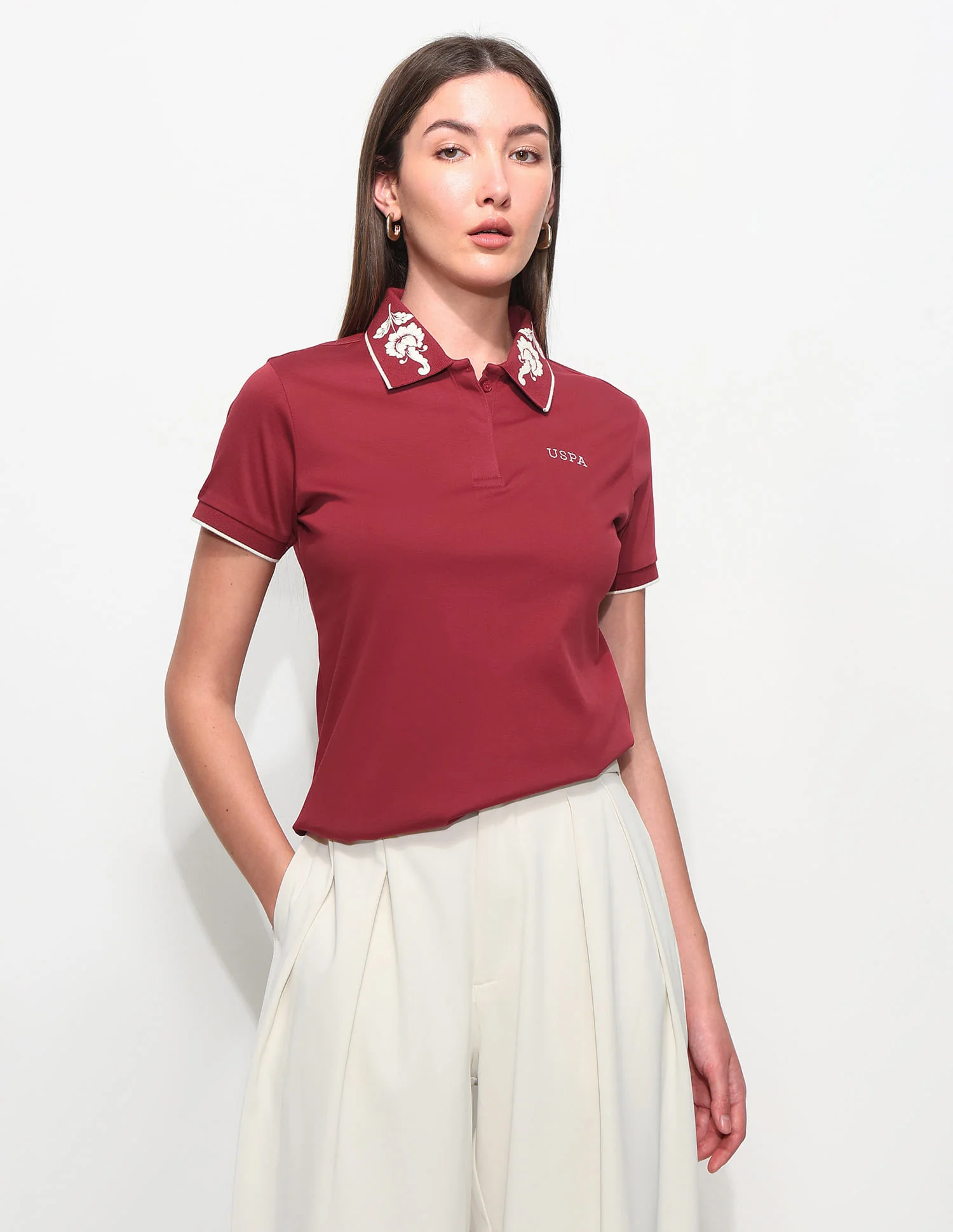 Regular Fit Solid Polo Shirt - Image 6