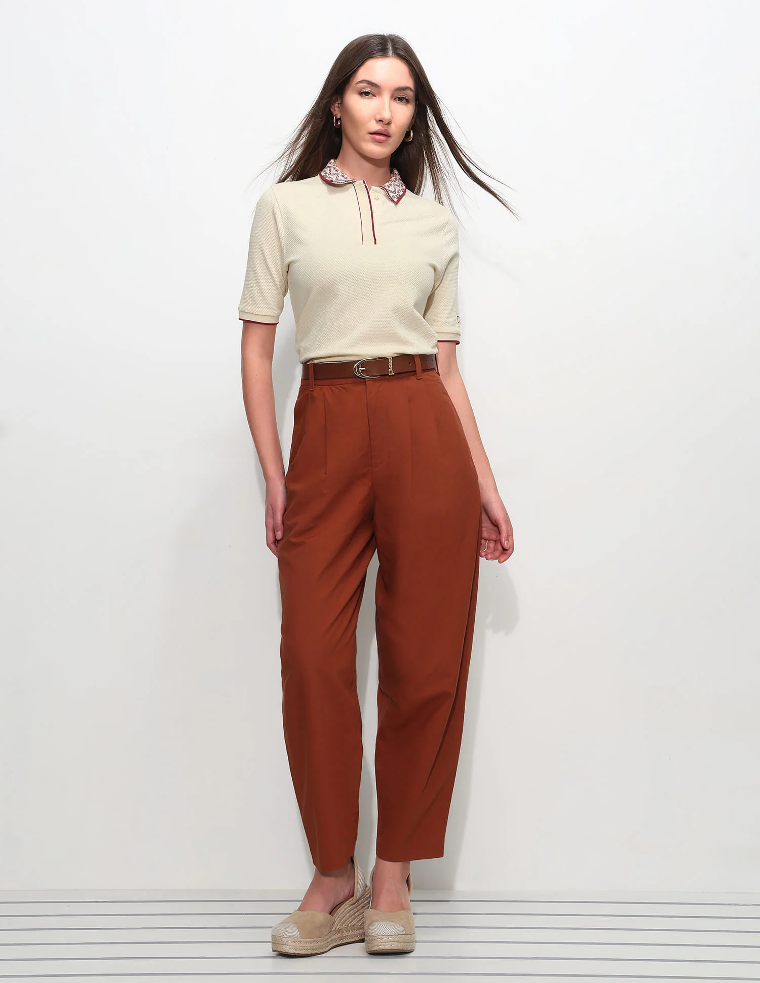 Regular Fit Solid Polo Shirt - Image 3