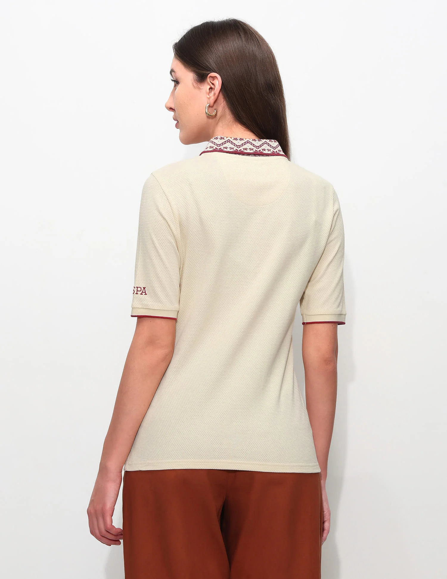 Regular Fit Solid Polo Shirt - Image 5