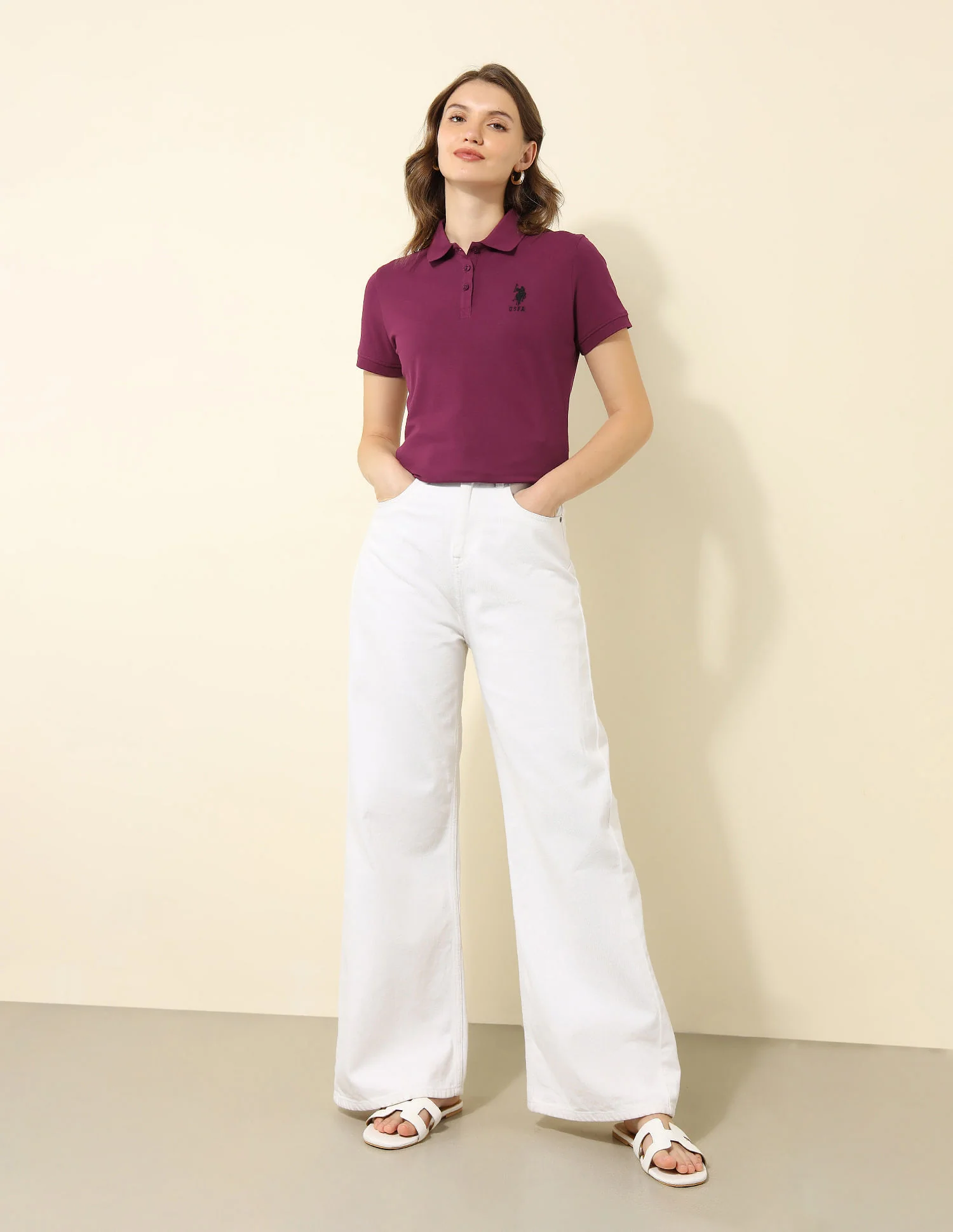 Regular Fit Solid Polo Shirt - Image 3