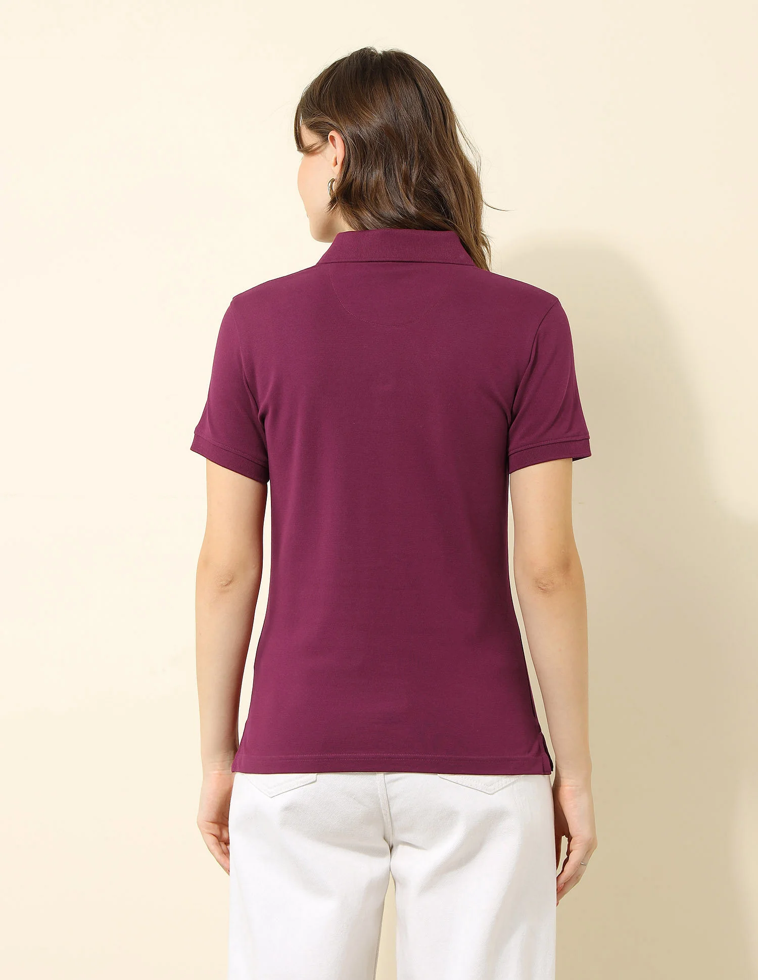 Regular Fit Solid Polo Shirt - Image 5