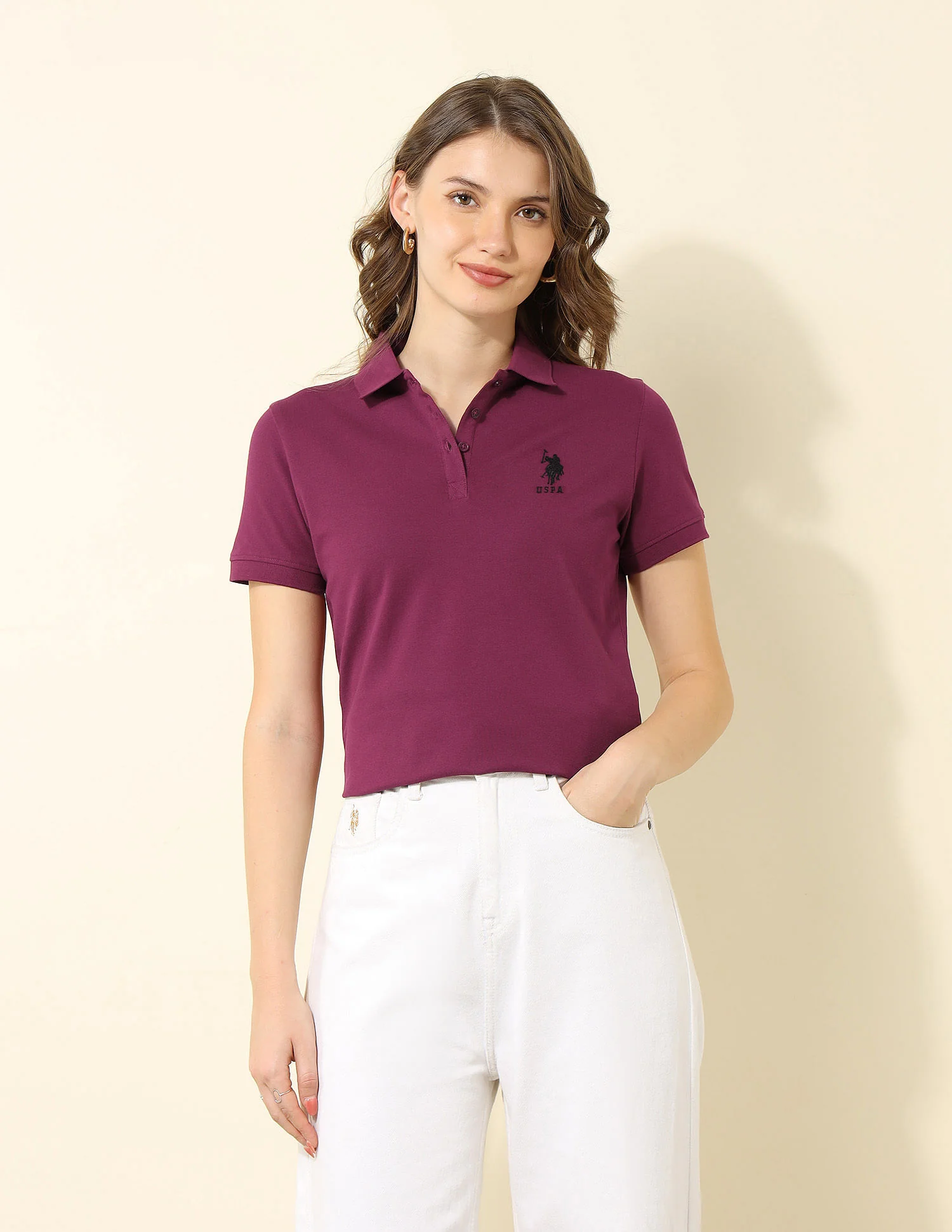Regular Fit Solid Polo Shirt - Image 6