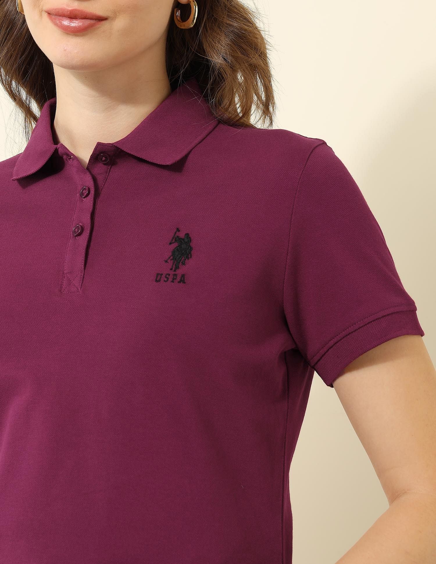 Regular Fit Solid Polo Shirt - Image 7