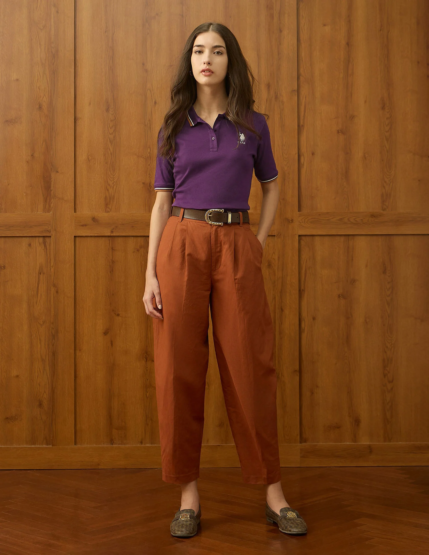 Regular Fit Solid Polo Shirt - Image 3