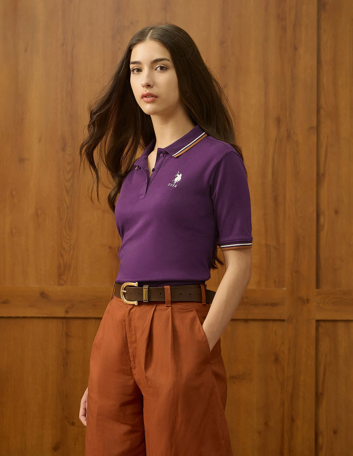 Regular Fit Solid Polo Shirt - Image 4