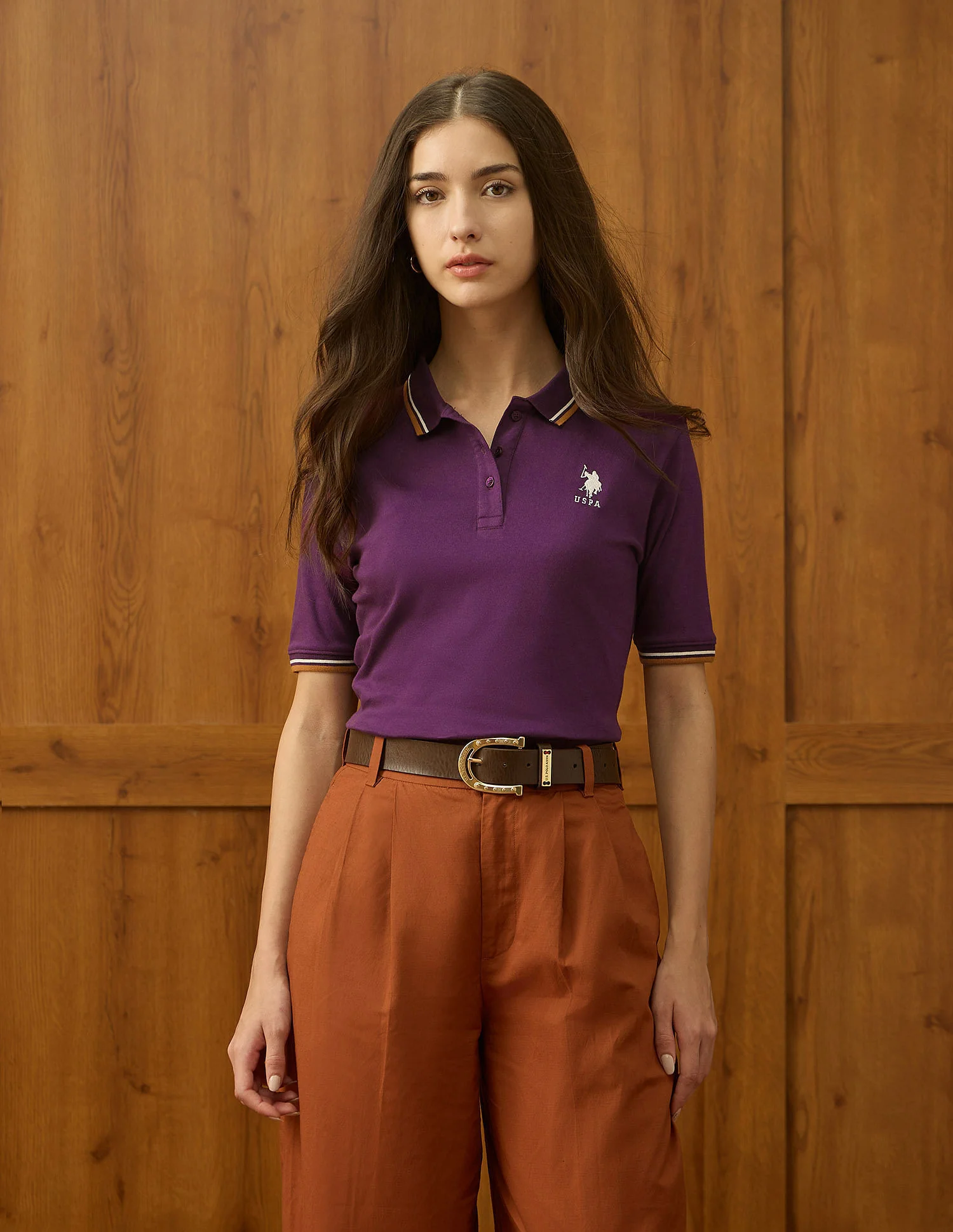 Regular Fit Solid Polo Shirt - Image 6