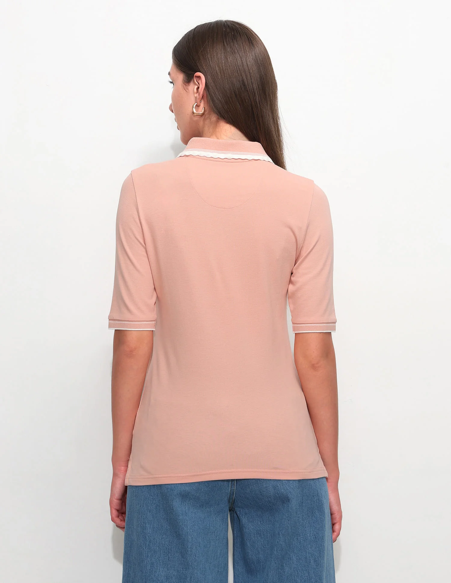 Regular Fit Solid Polo Shirt - Image 5