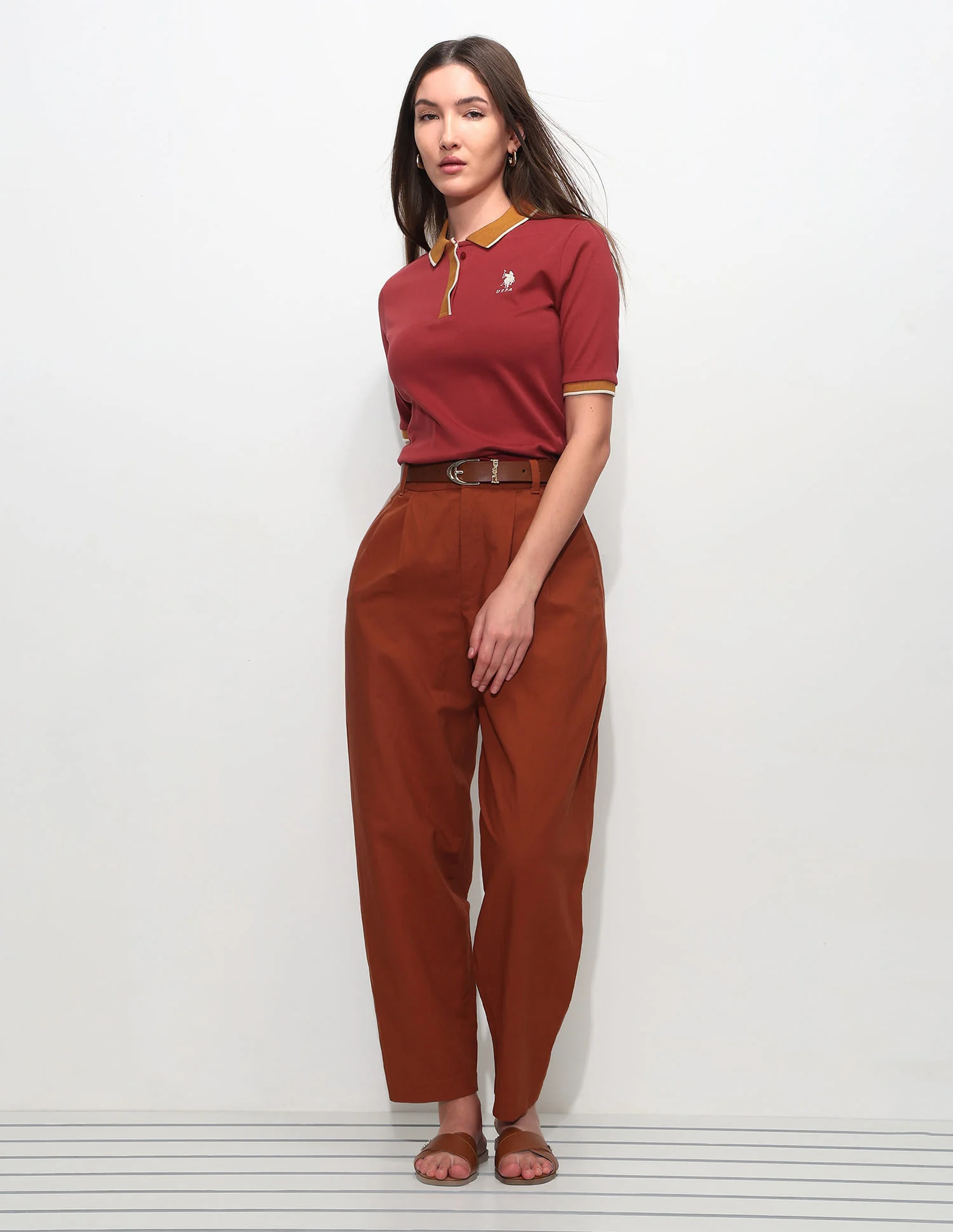 Regular Fit Solid Polo Shirt - Image 3