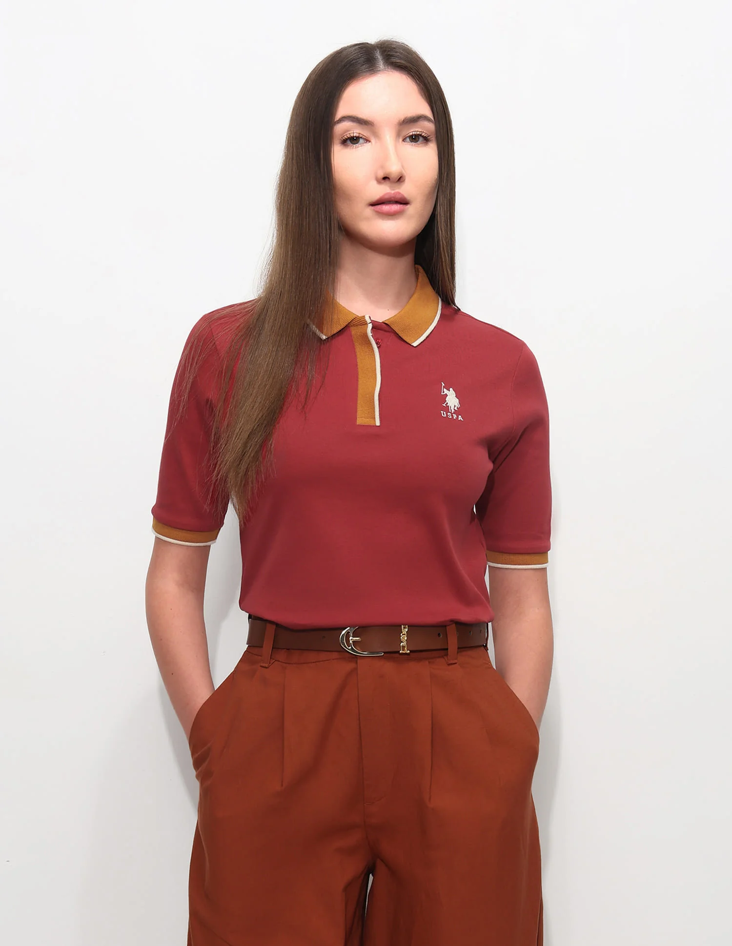 Regular Fit Solid Polo Shirt - Image 6