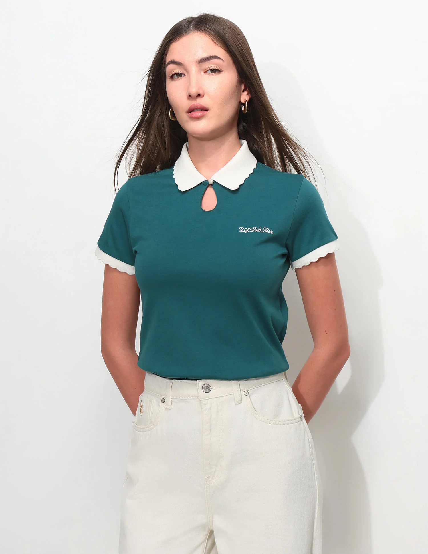 Regular Fit Solid Polo Shirt