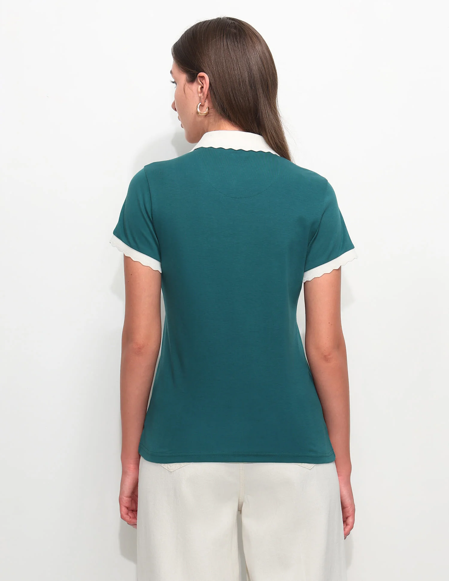 Regular Fit Solid Polo Shirt - Image 5