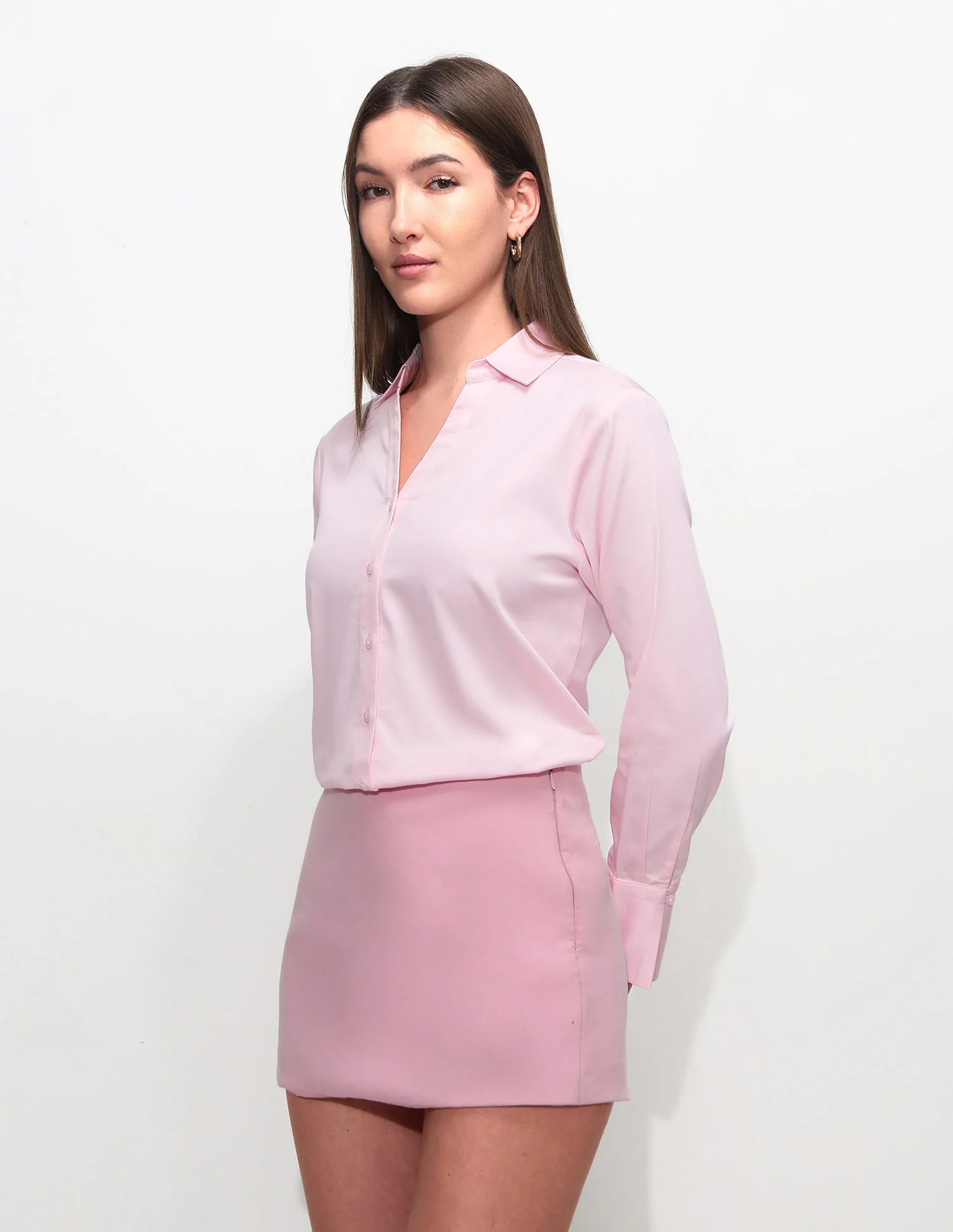 Regular Fit Solid Shirt - Image 4