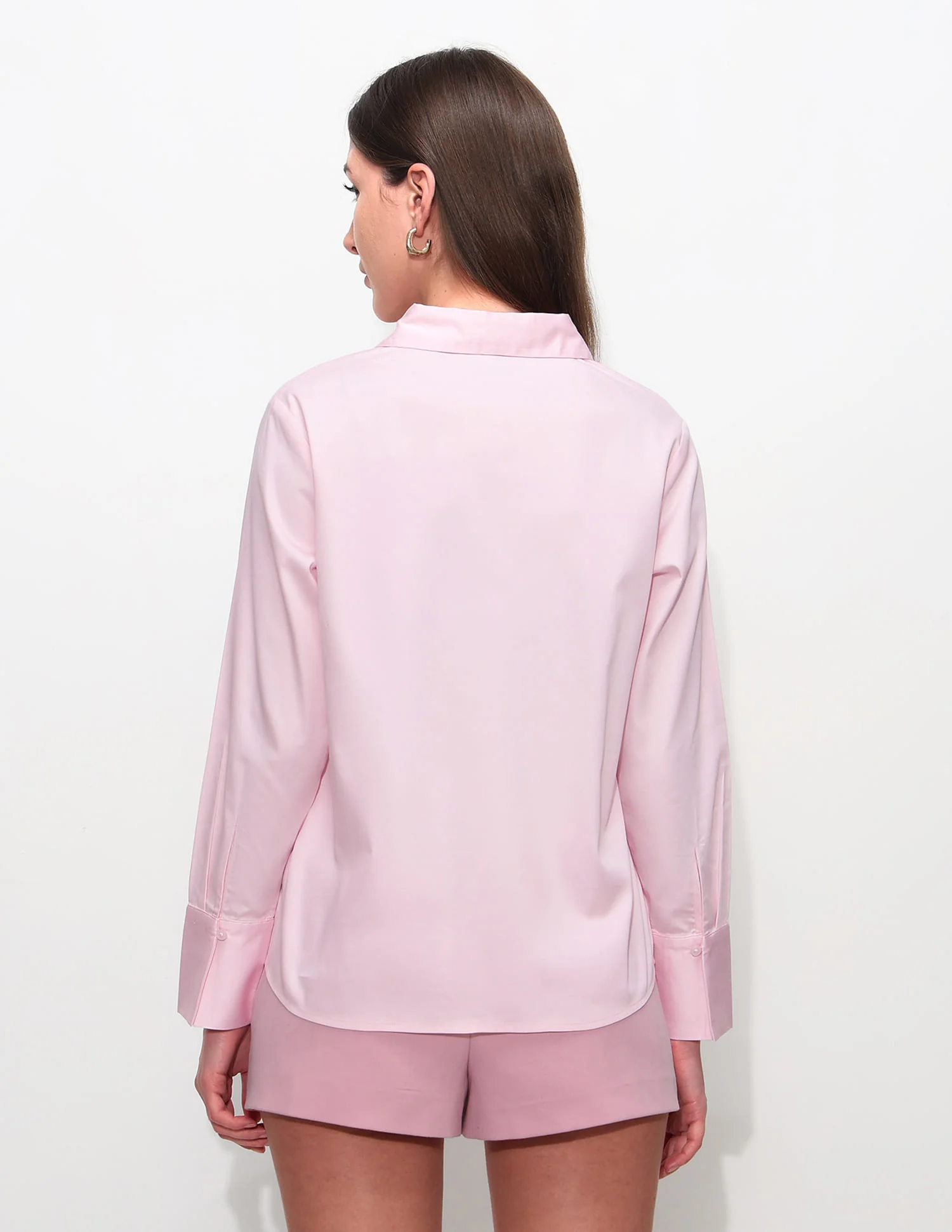 Regular Fit Solid Shirt - Image 5