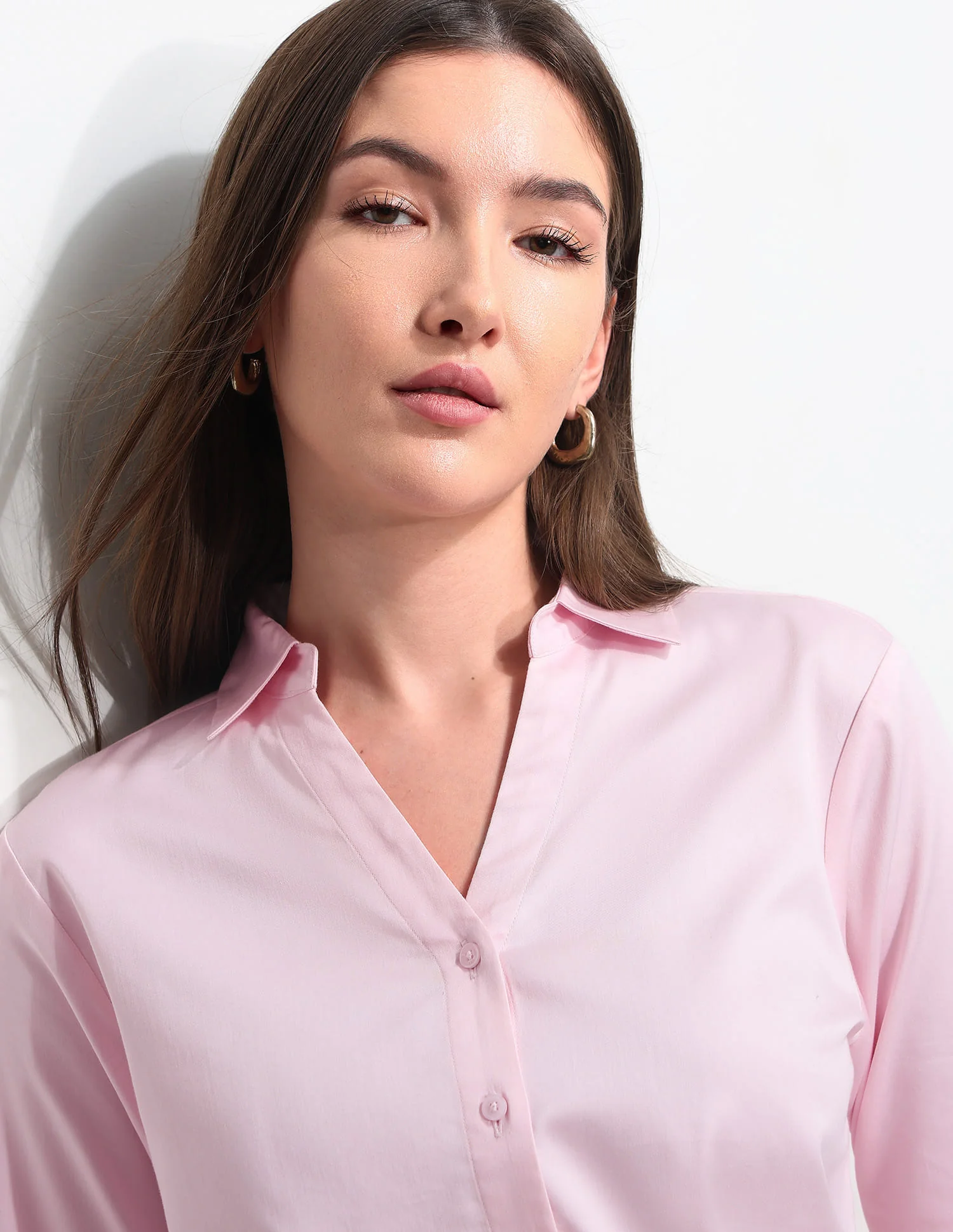 Regular Fit Solid Shirt - Image 7
