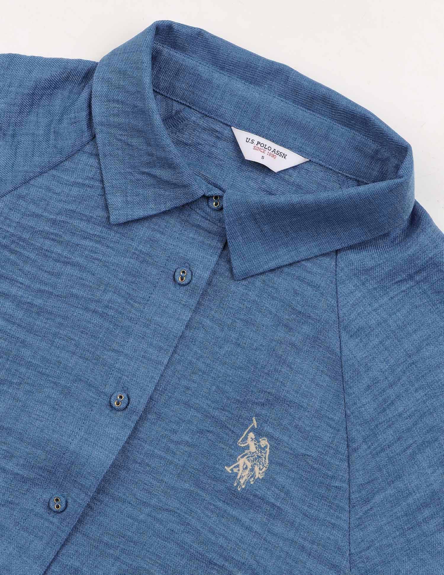 Regular Fit Solid Shirt - Image 9