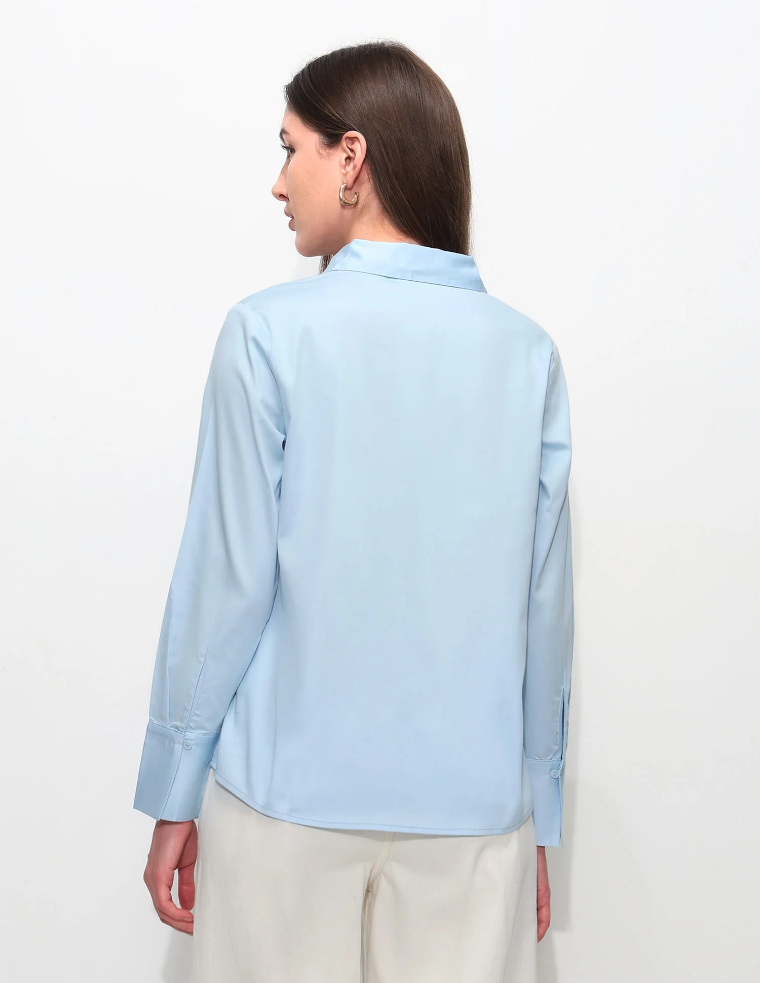 Regular Fit Solid Shirt - Image 5