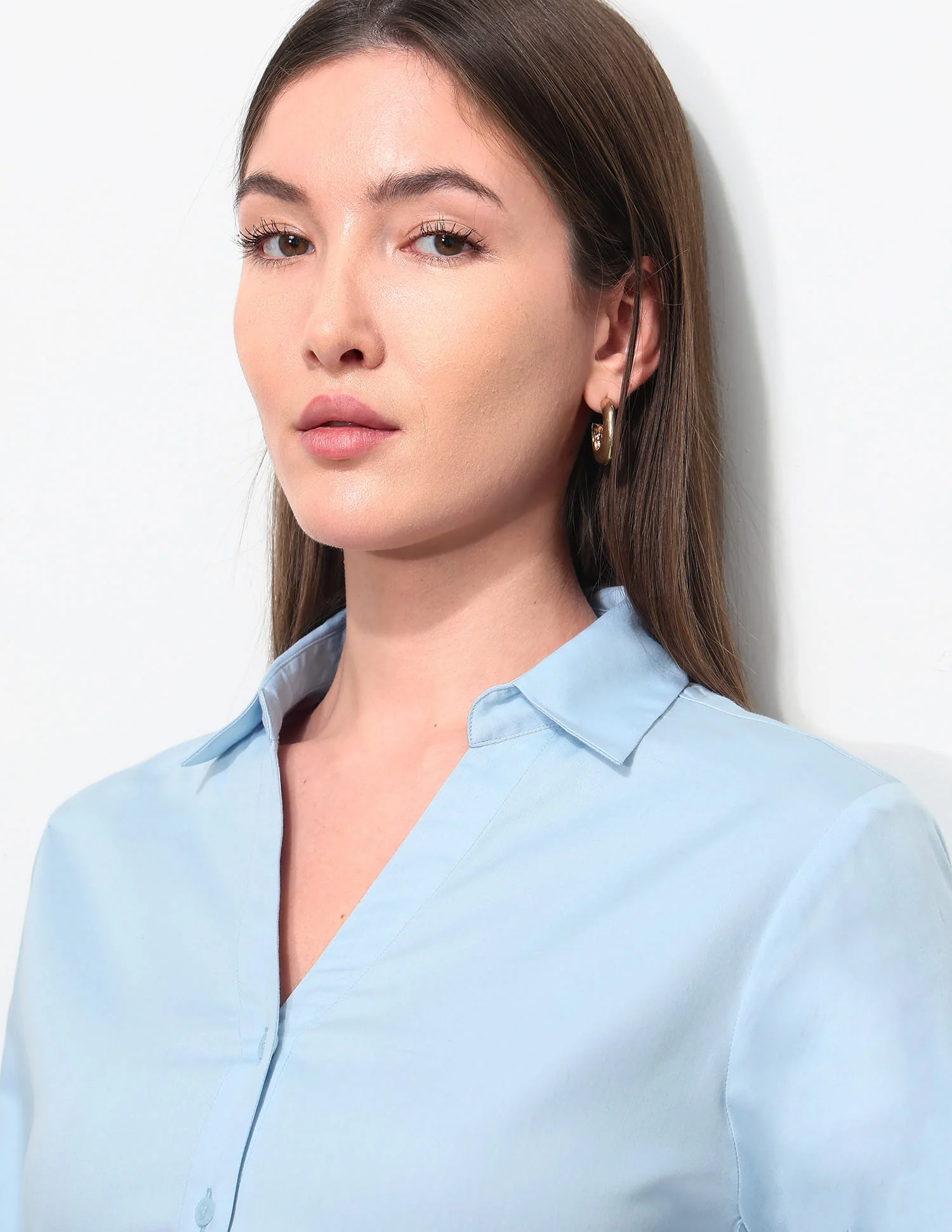 Regular Fit Solid Shirt - Image 7