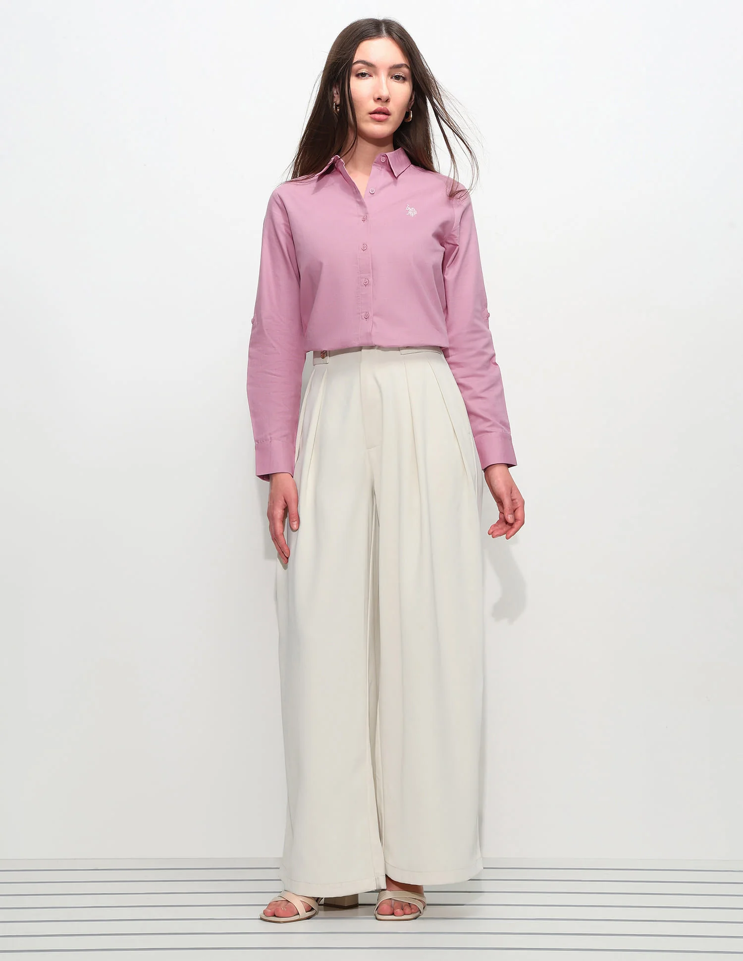 Regular Fit Solid Shirt - Image 3