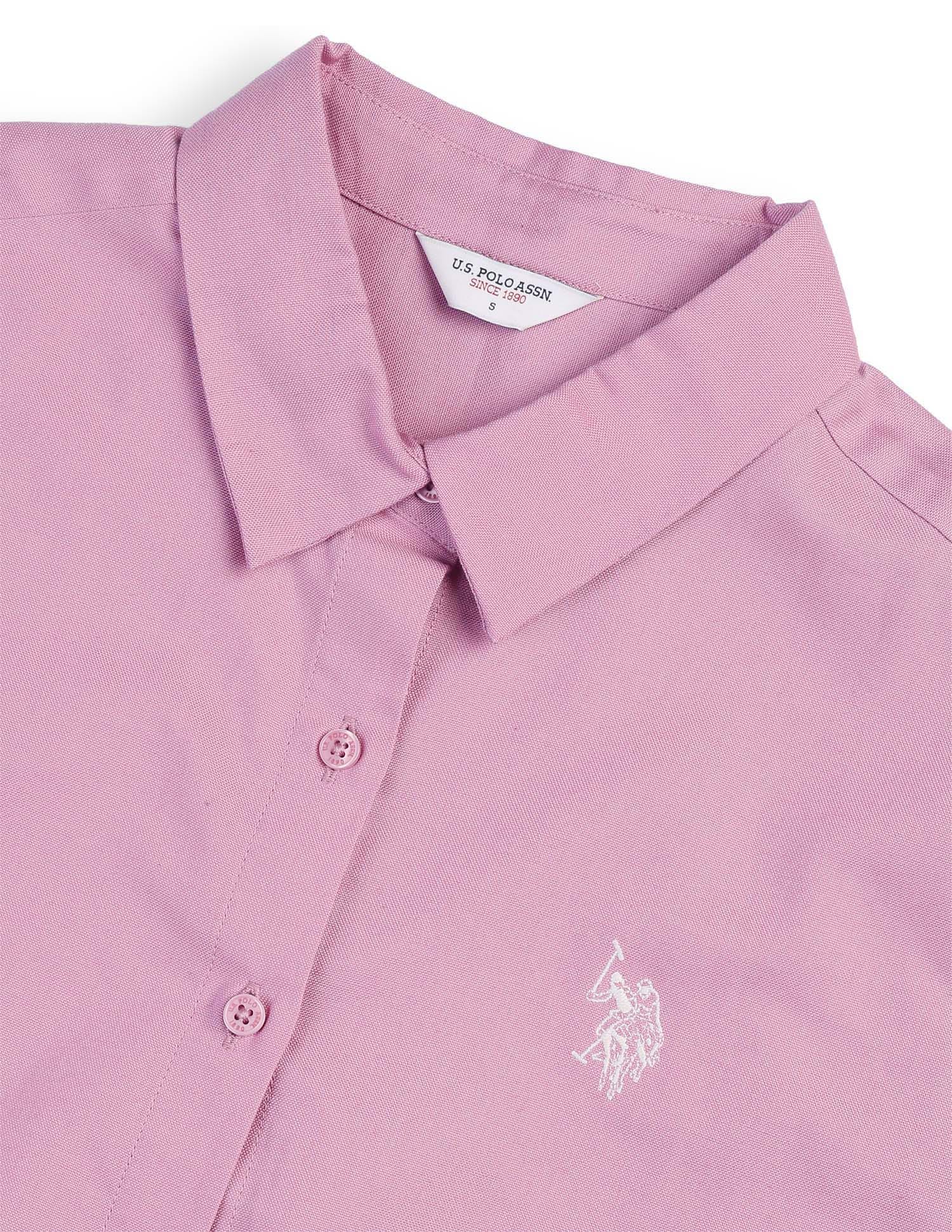 Regular Fit Solid Shirt - Image 8
