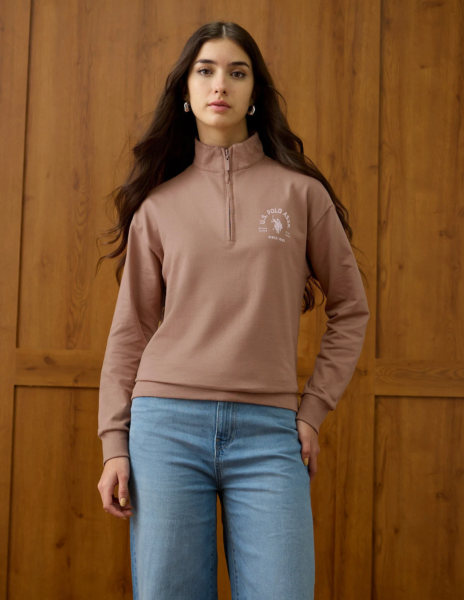 Regular Fit Solid Sweatshirt - Image 6