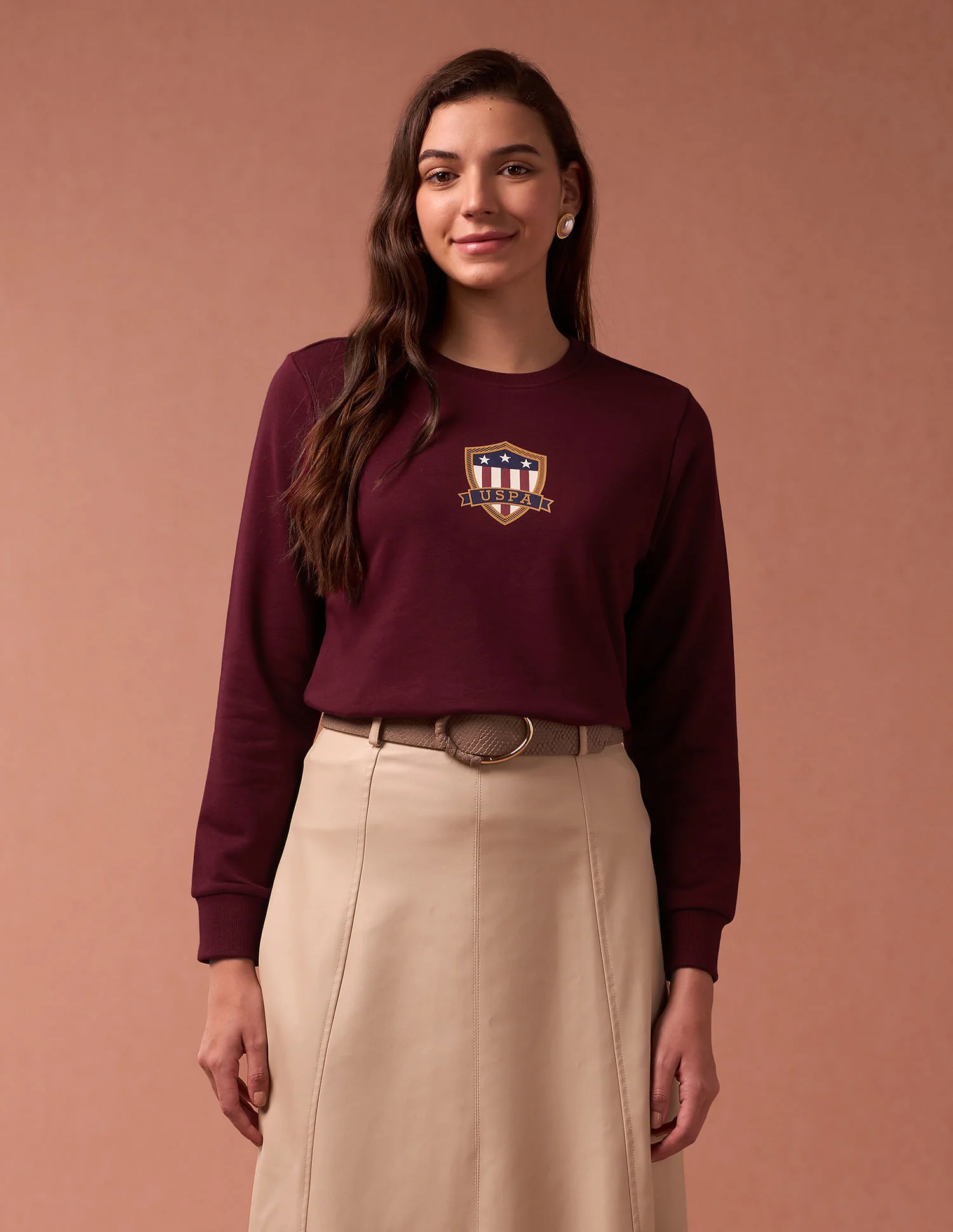 Regular Fit Solid Sweatshirt - Image 6