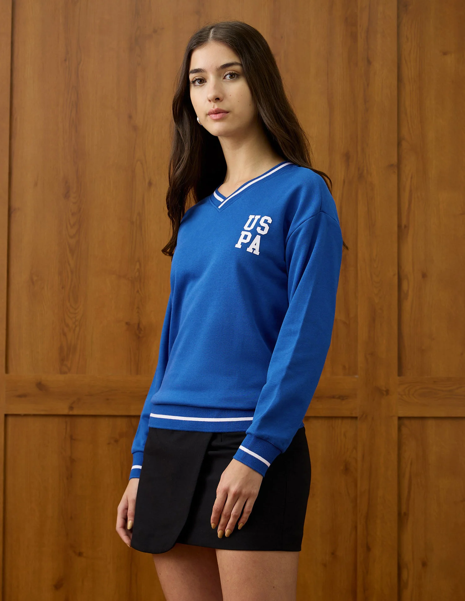 Regular Fit Solid Sweatshirt - Image 4