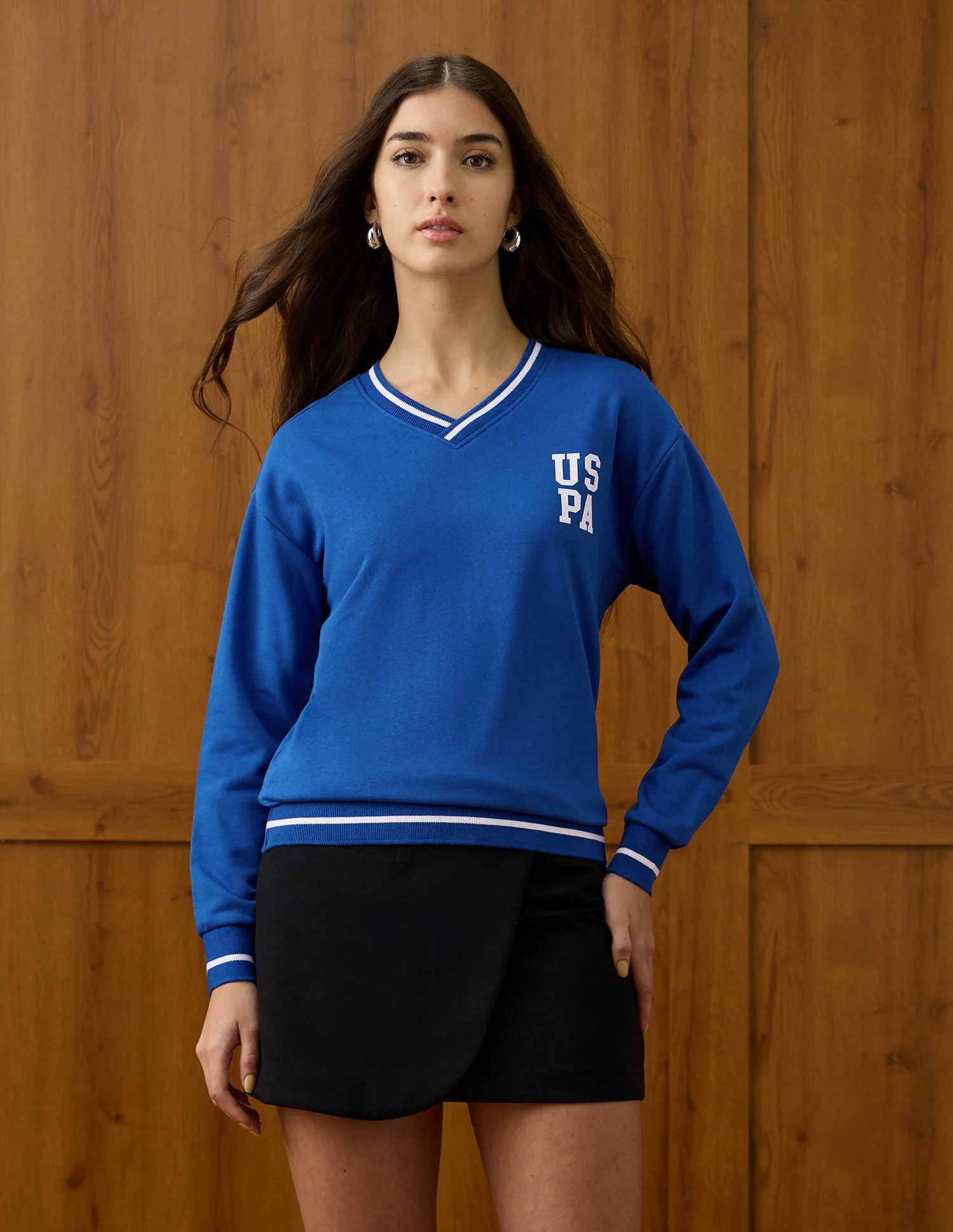 Regular Fit Solid Sweatshirt - Image 6
