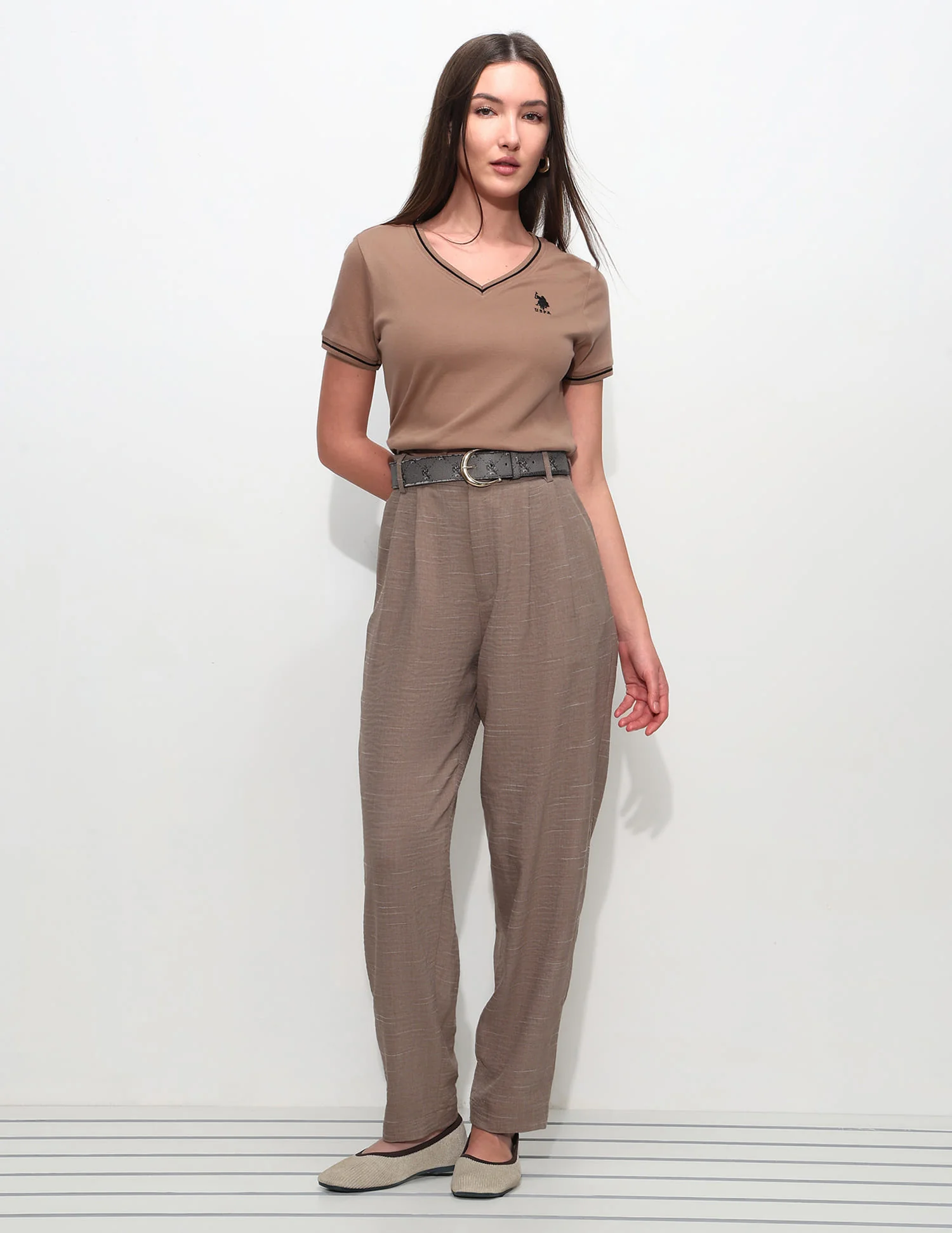Regular Fit Solid T-Shirt - Image 3