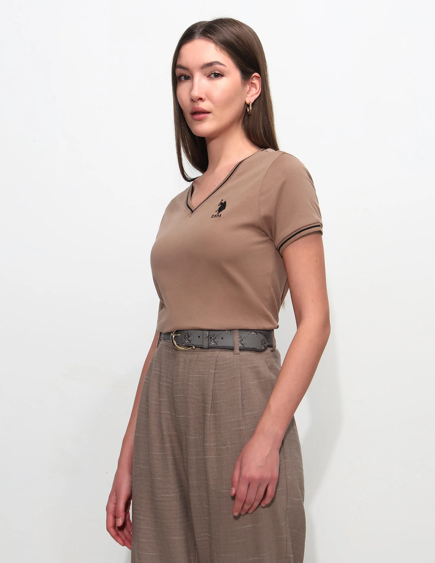 Regular Fit Solid T-Shirt - Image 4