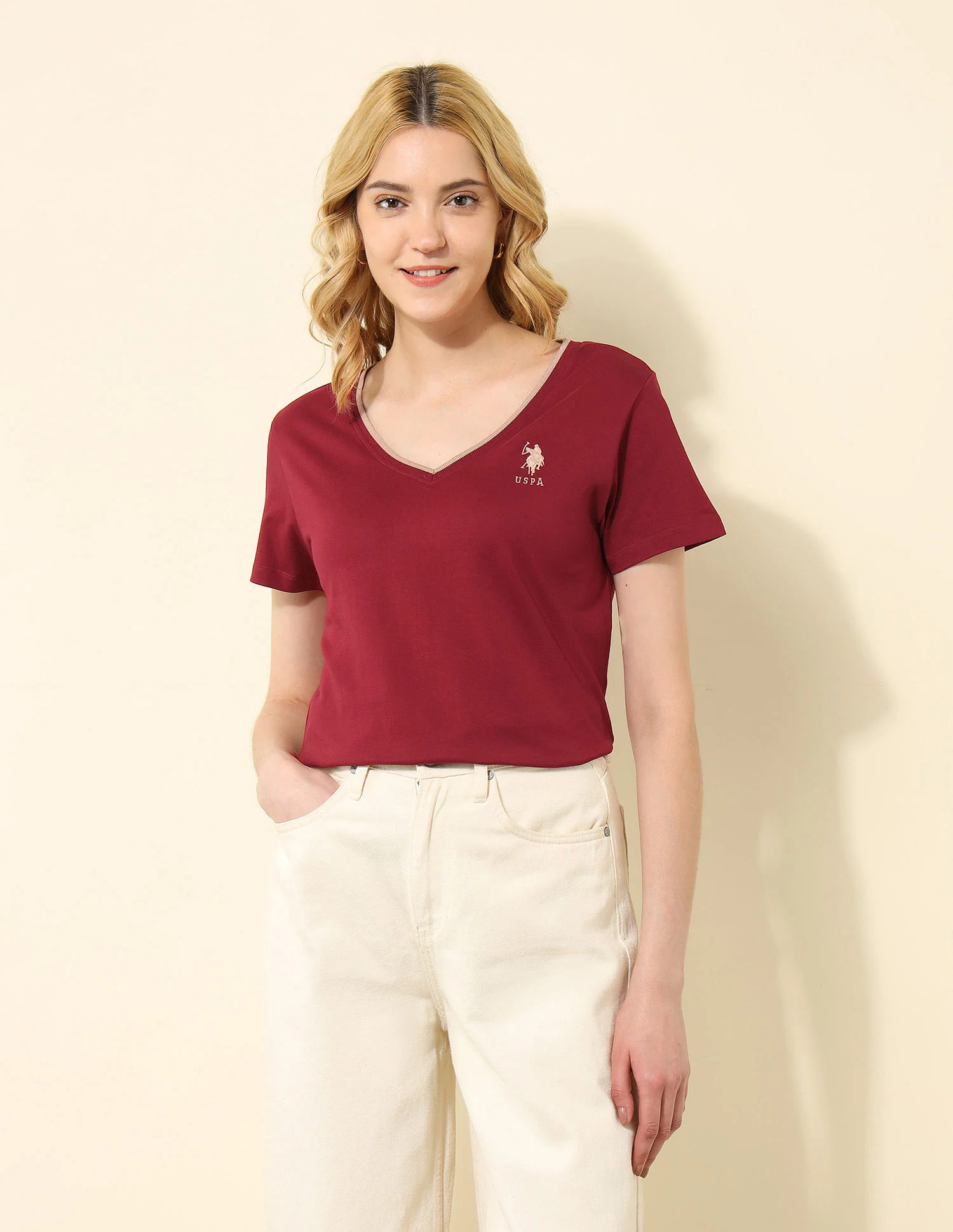 Regular Fit Solid T-Shirt - Image 10