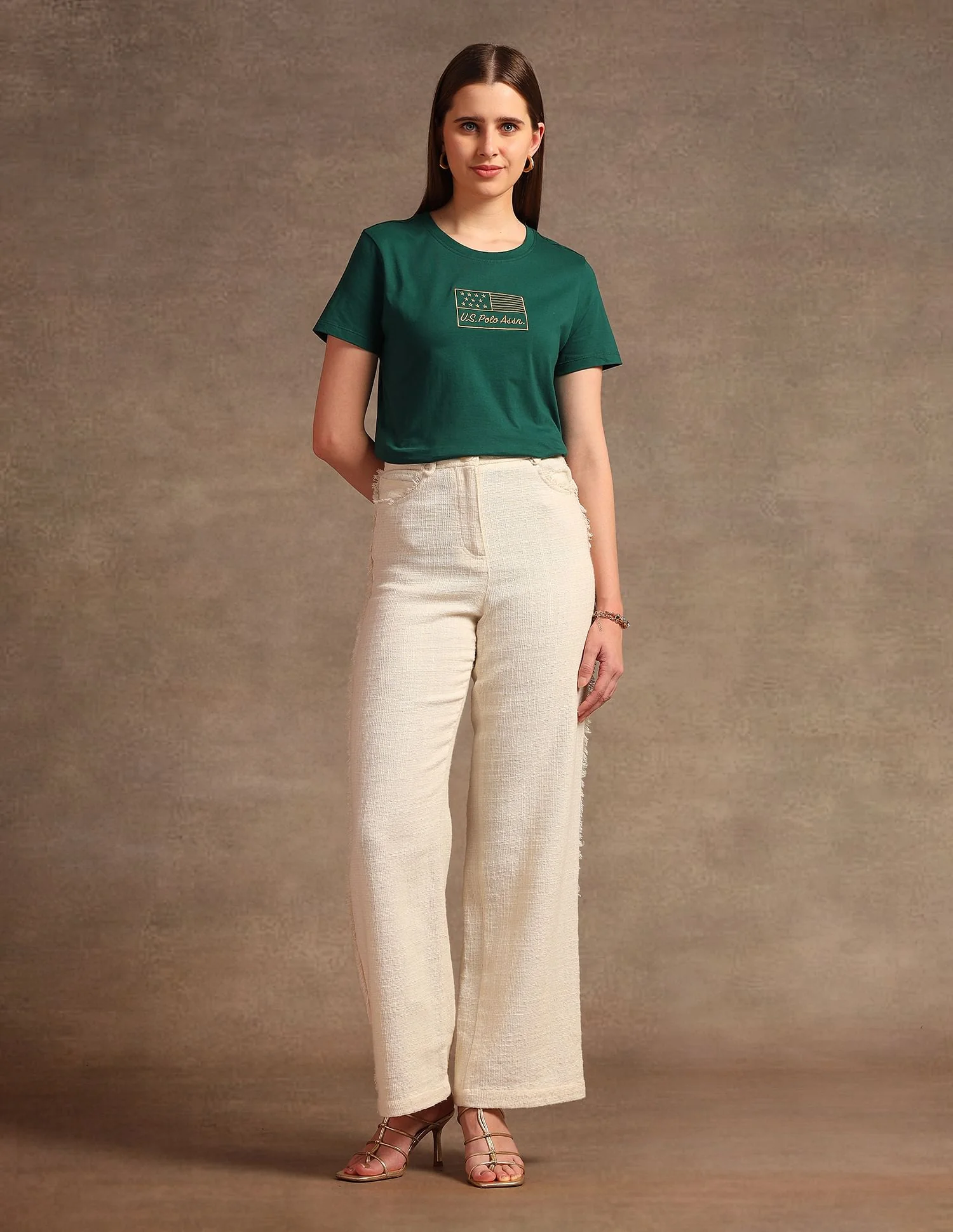 Regular Fit Solid T-Shirt - Image 3