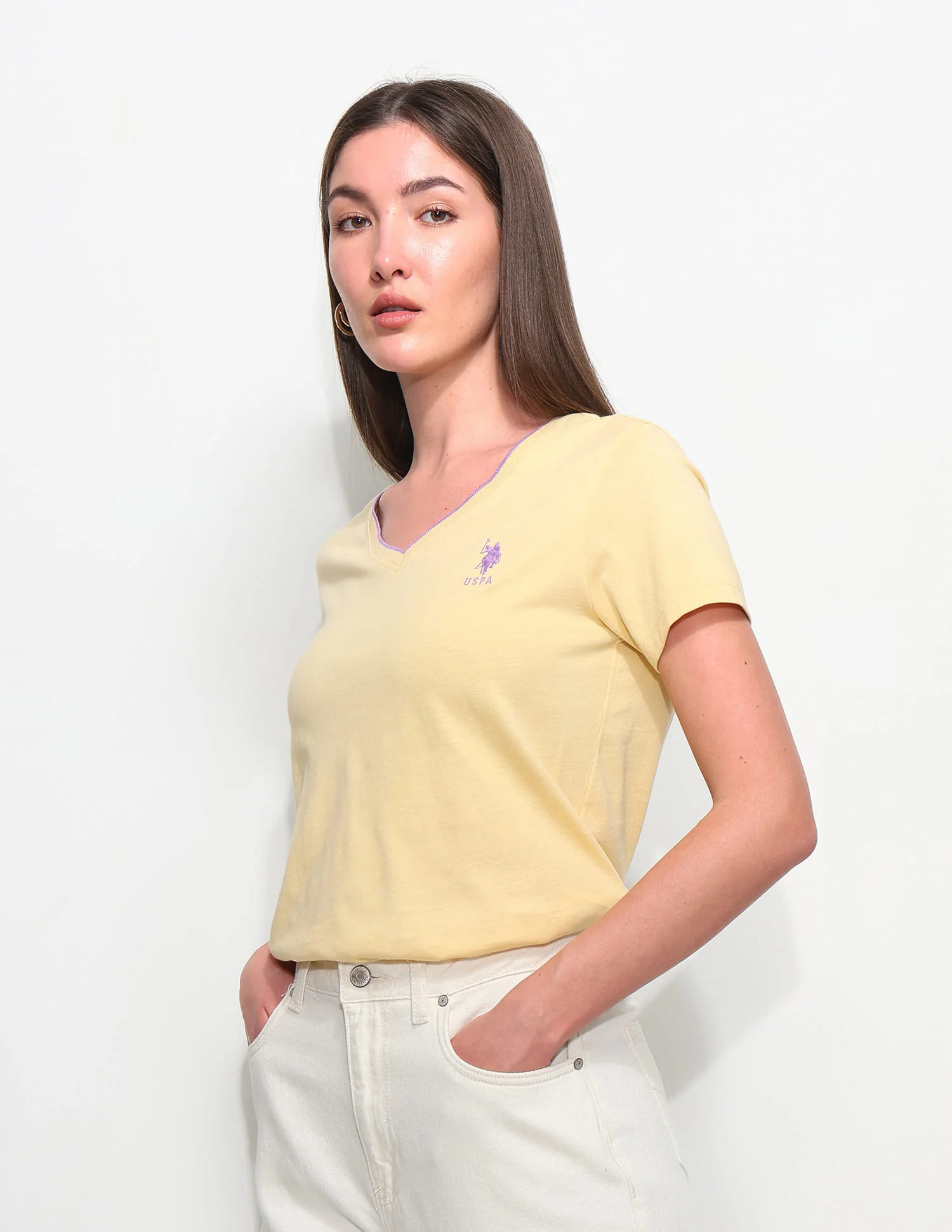 Regular Fit Solid T-Shirt - Image 4