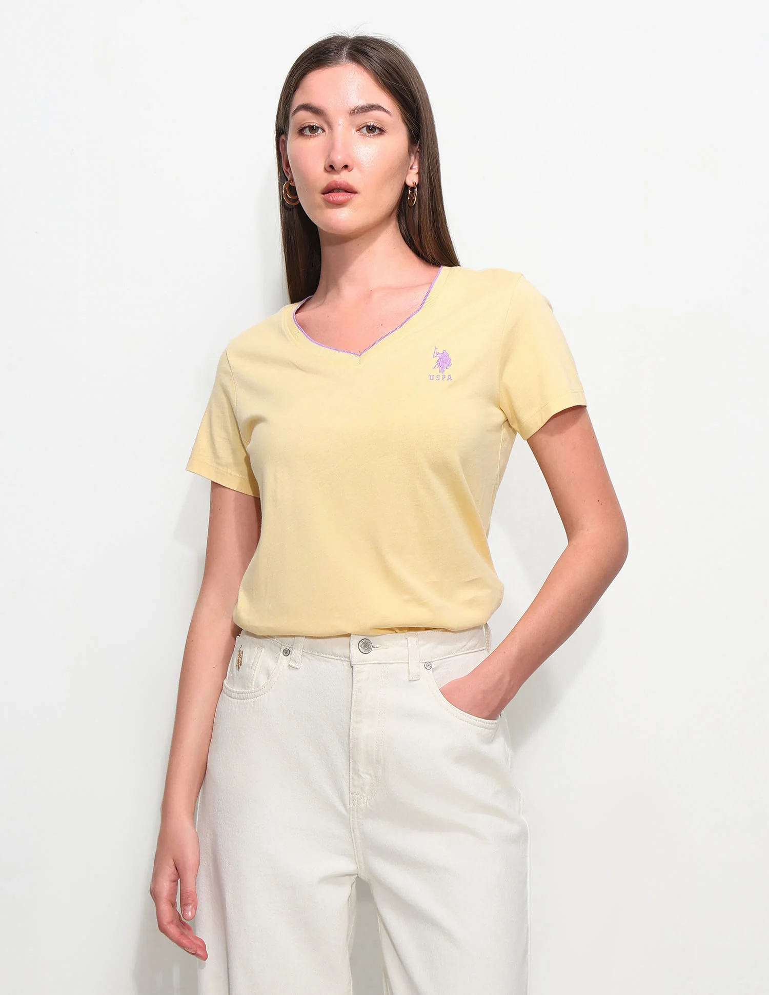 Regular Fit Solid T-Shirt - Image 6