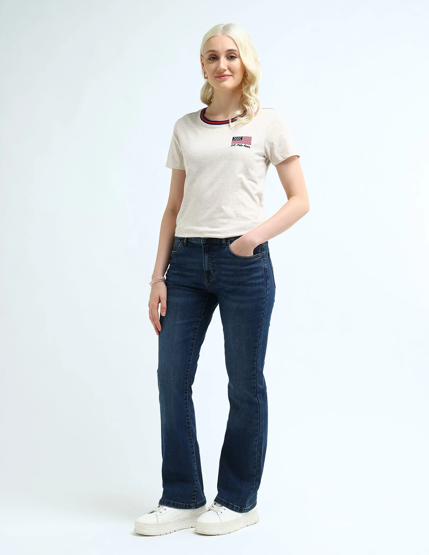 Regular Fit Solid T-Shirt - Image 3