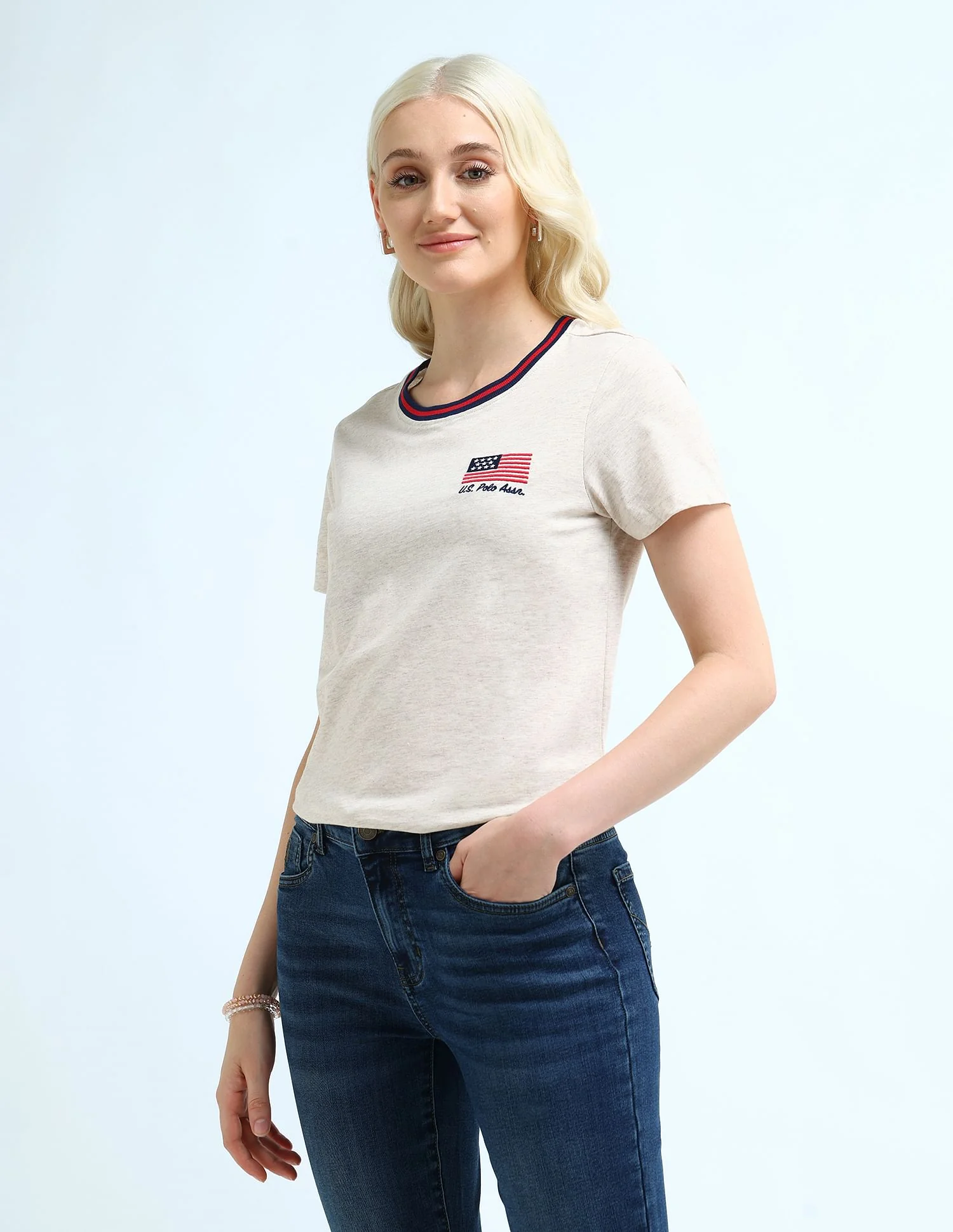 Regular Fit Solid T-Shirt - Image 4