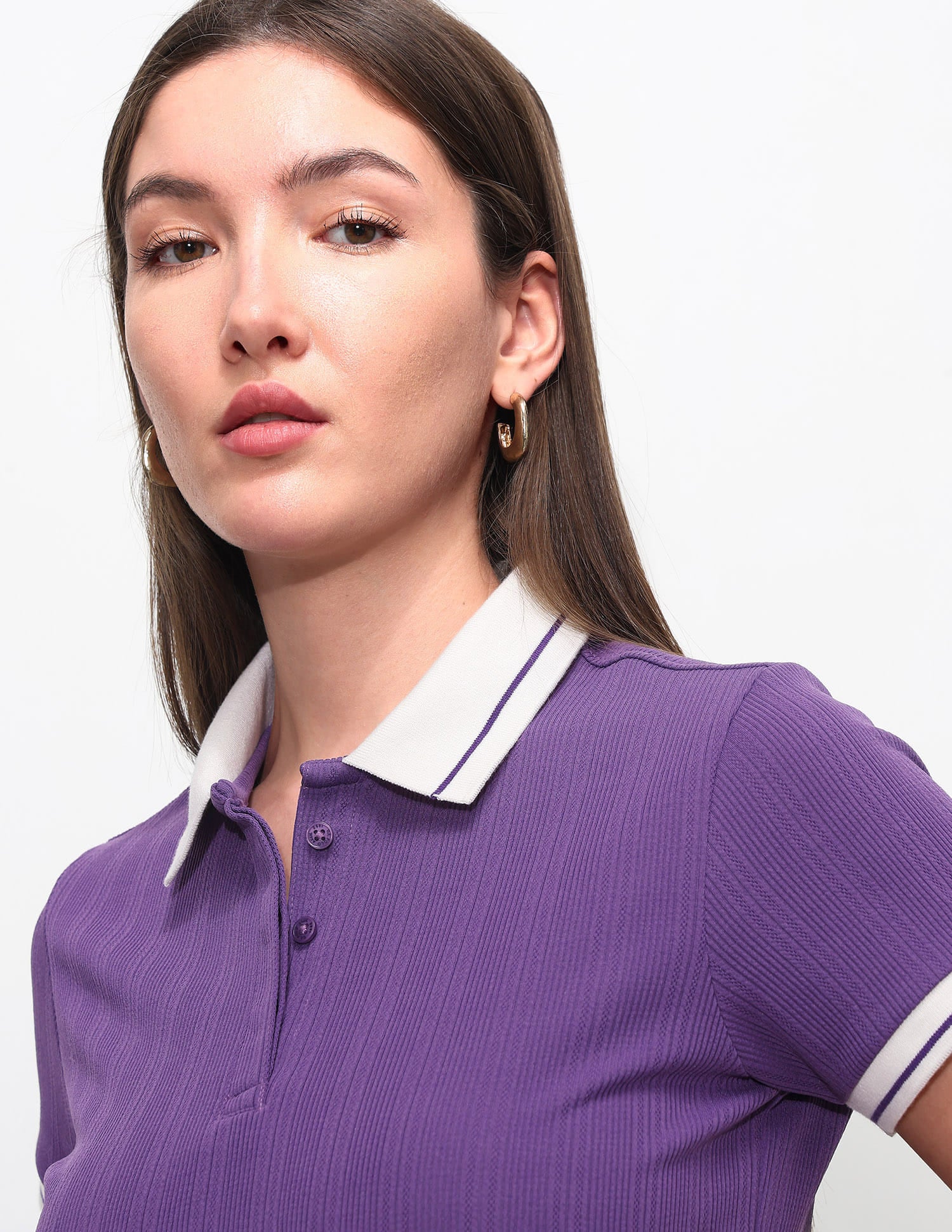 Regular Fit Striped Polo Shirt - Image 7