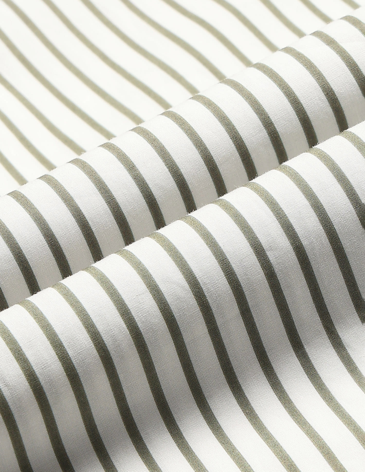 Regular Fit Striped Shirt With Schiffli Collar - Image 2