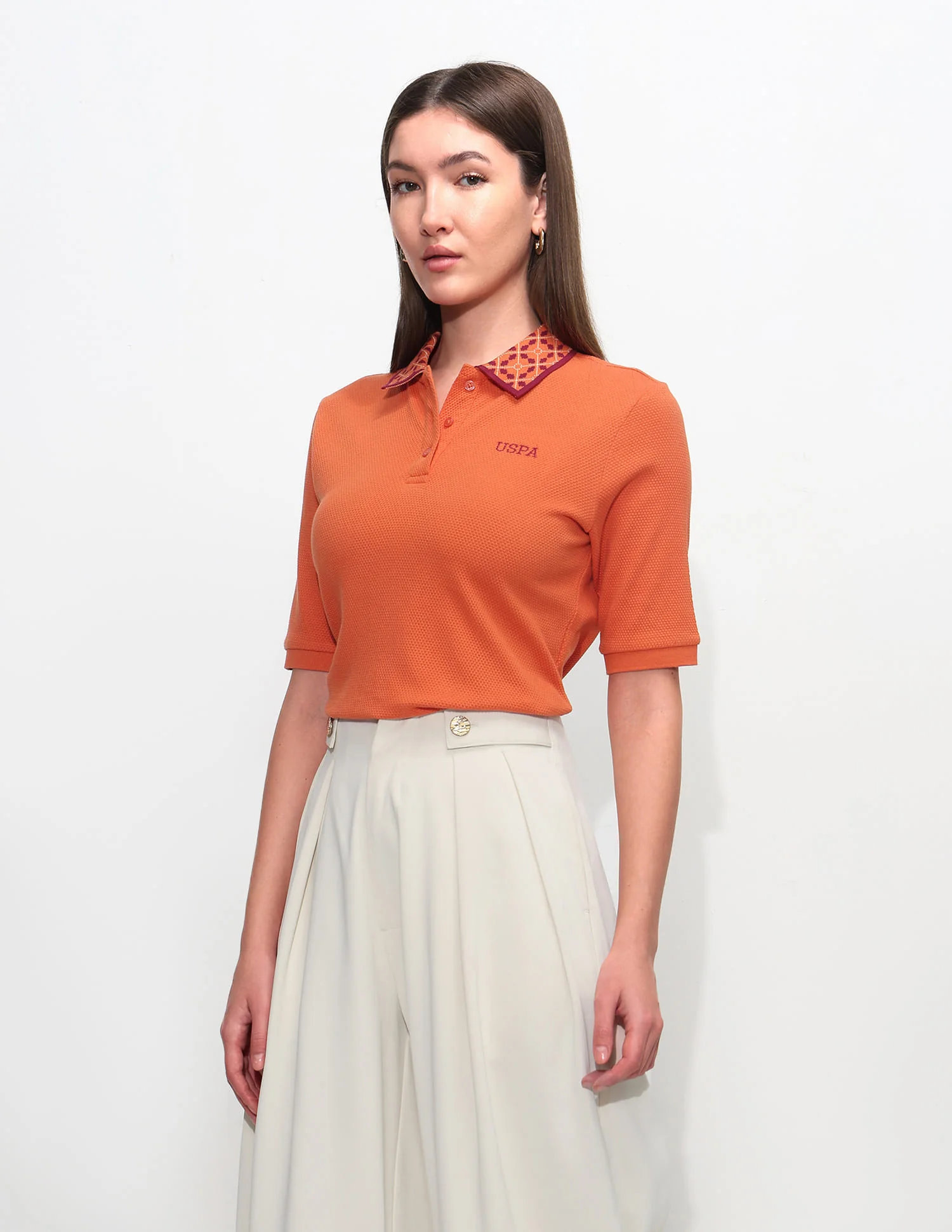 Regular Fit Textured Polo Shirt - Image 4