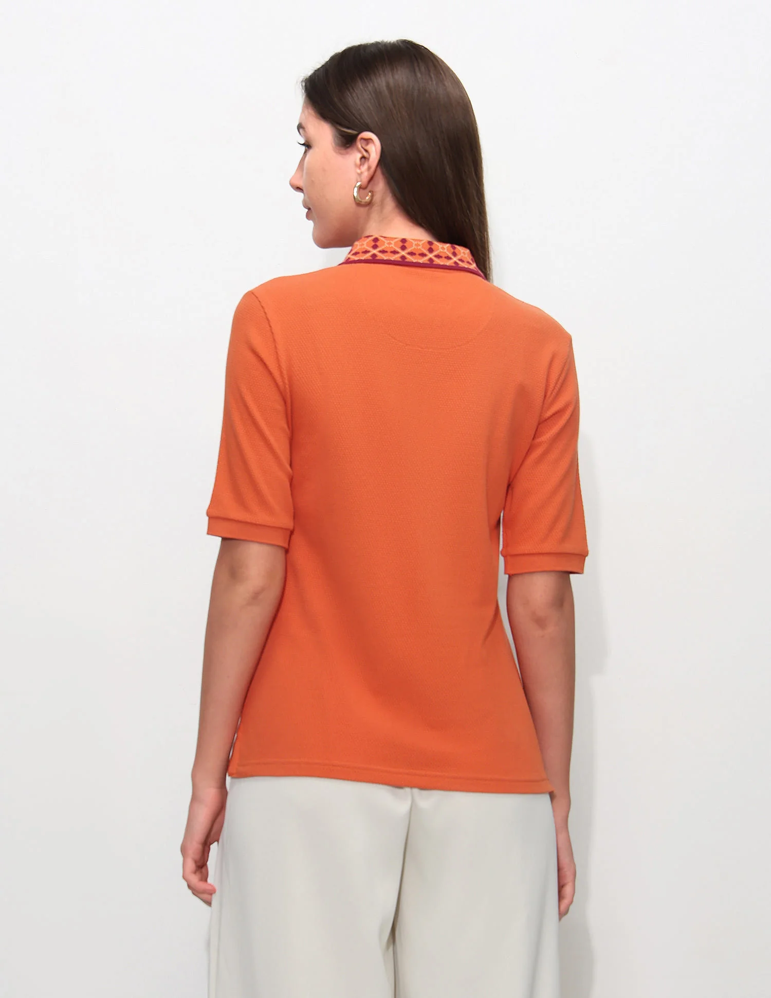 Regular Fit Textured Polo Shirt - Image 5