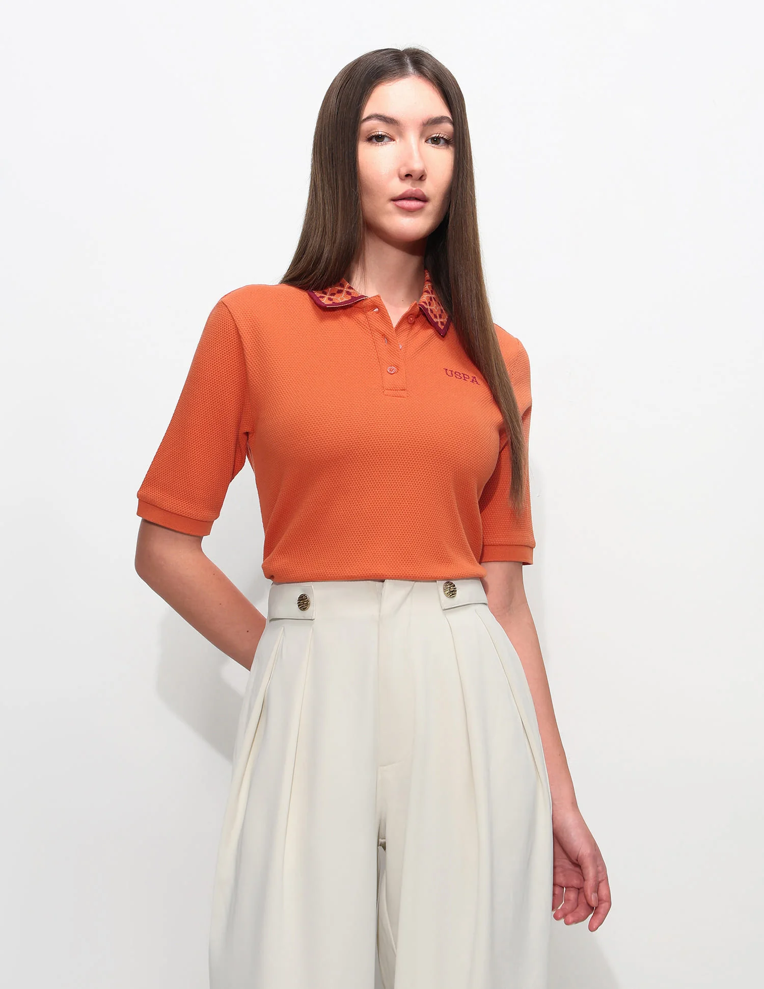 Regular Fit Textured Polo Shirt - Image 6