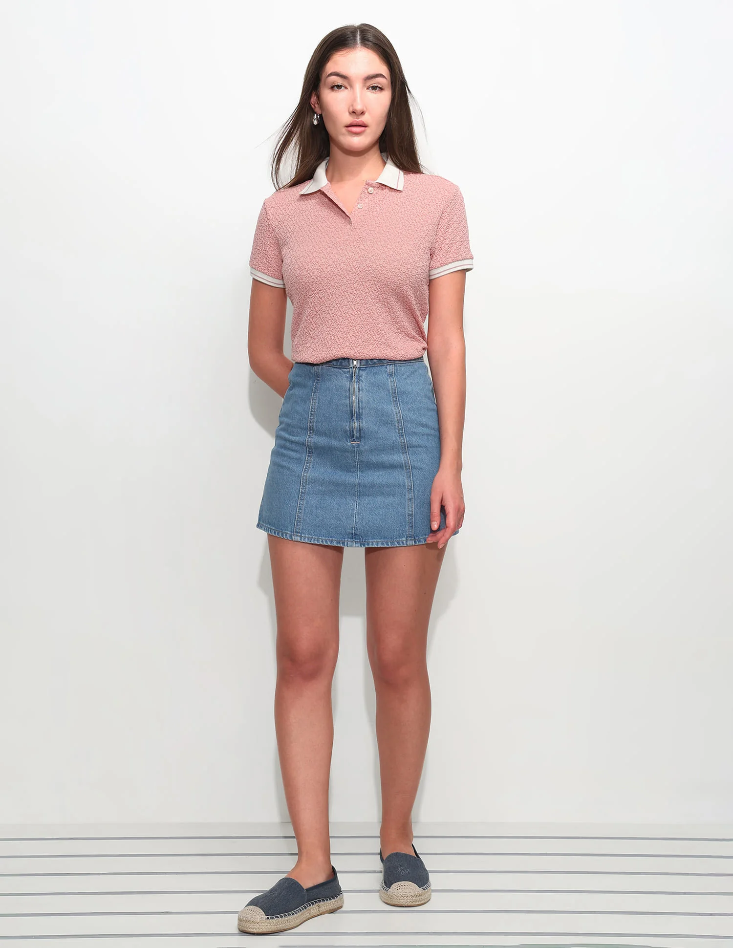 Regular Fit Textured Polo Shirt - Image 3