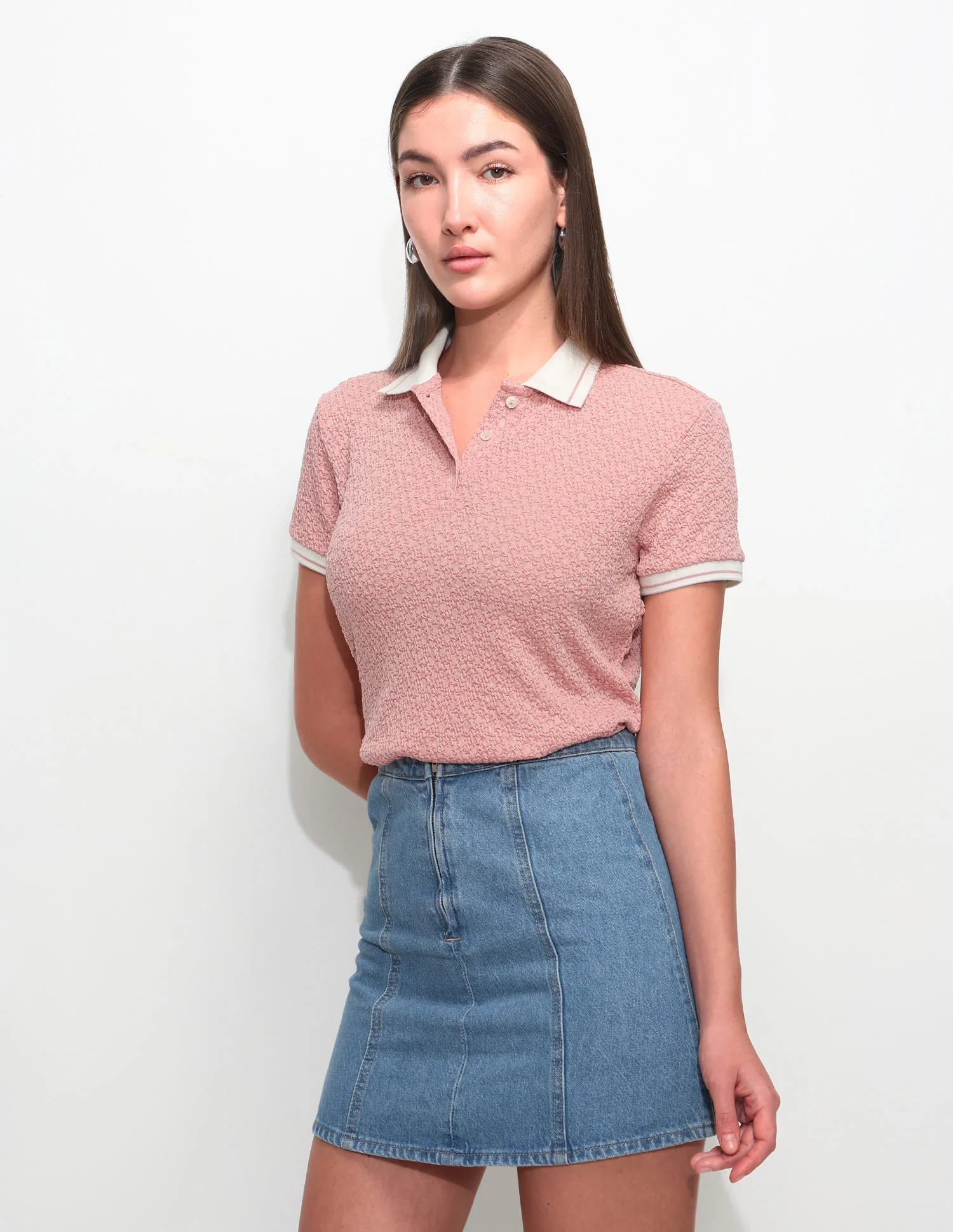 Regular Fit Textured Polo Shirt - Image 4