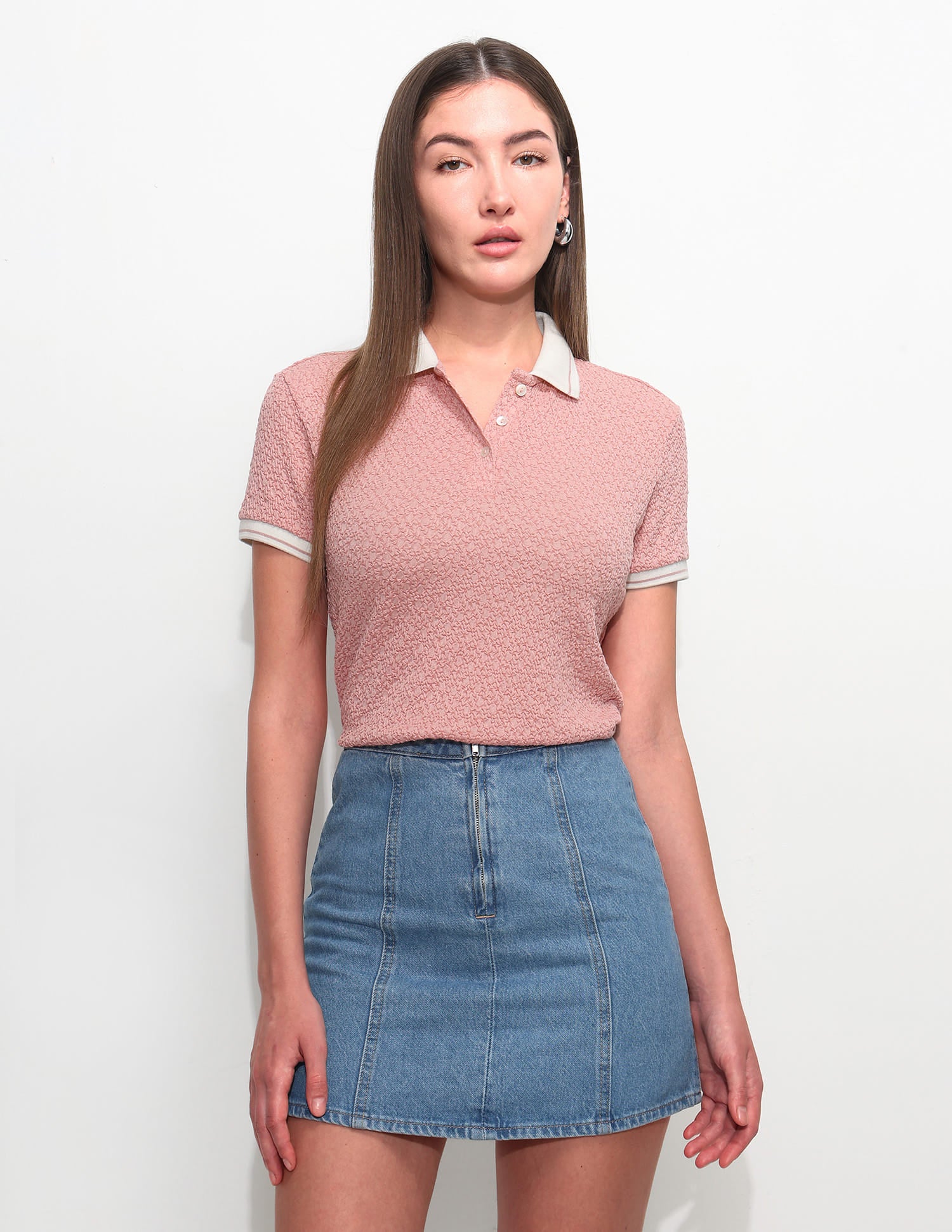 Regular Fit Textured Polo Shirt - Image 6