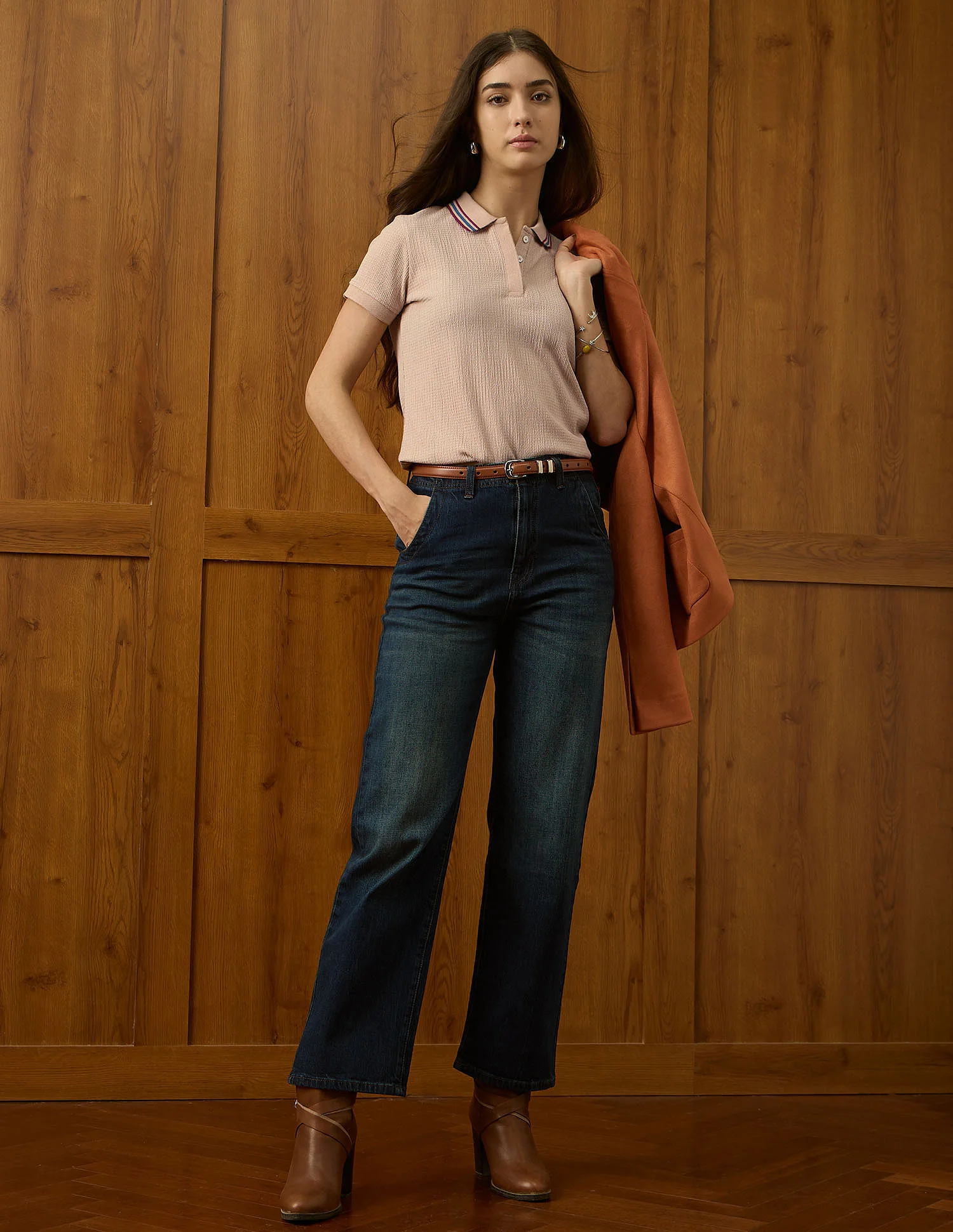 Regular Fit Textured Polo Shirt - Image 3